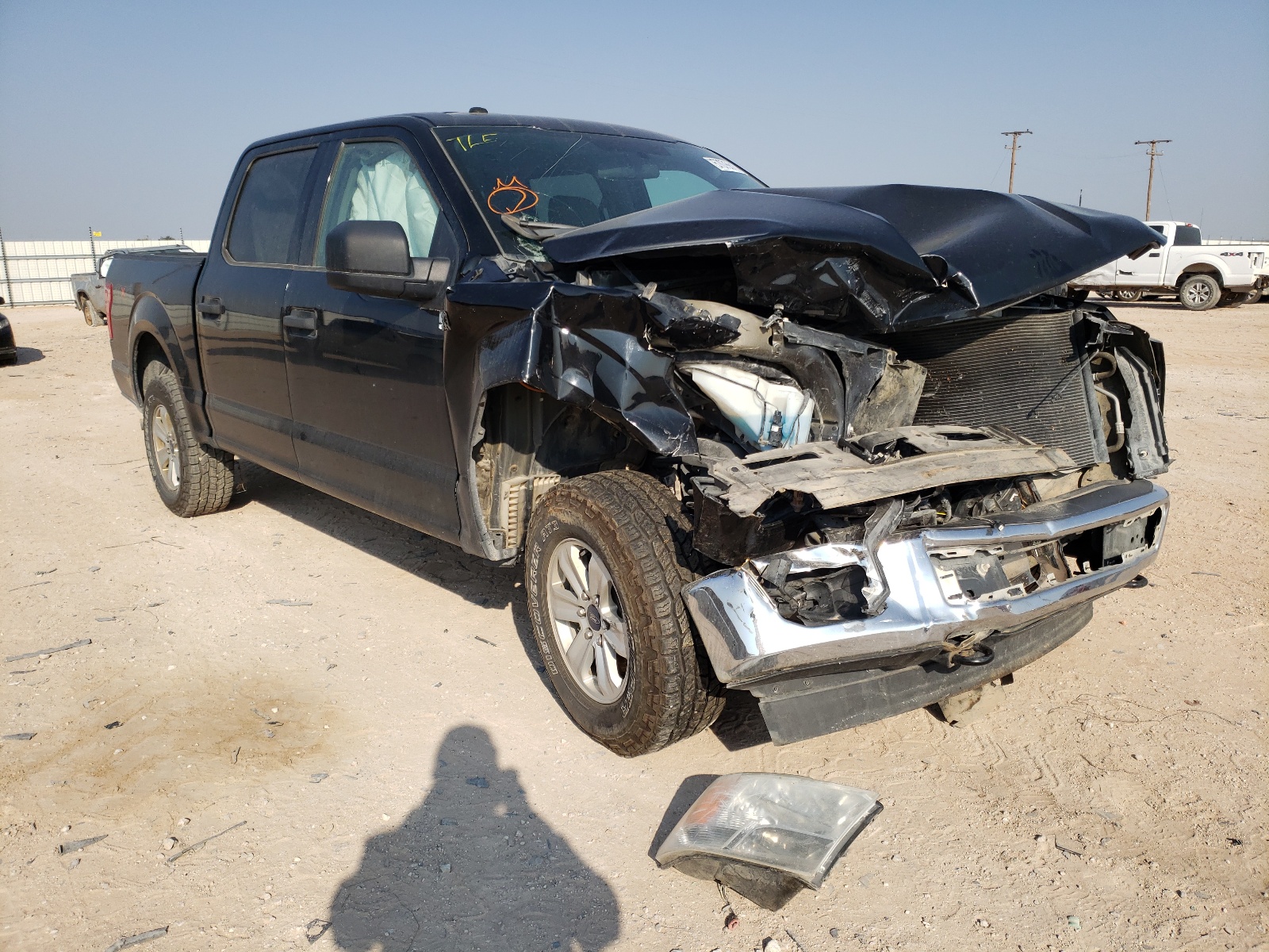 FORD F150 SUPER 2017 with VIN 1FTEW1E81HFB67727 - Photo from auction