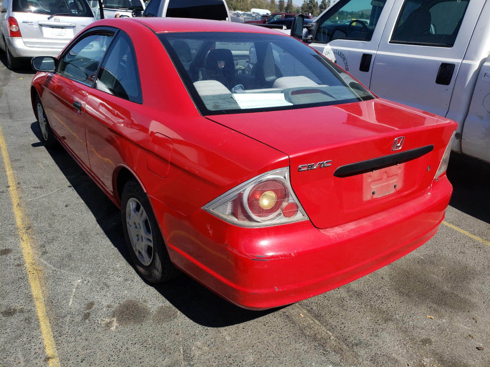 Photo 3 from auction – 2002 HONDA CIVIC with VIN 1HGEM22232L061866