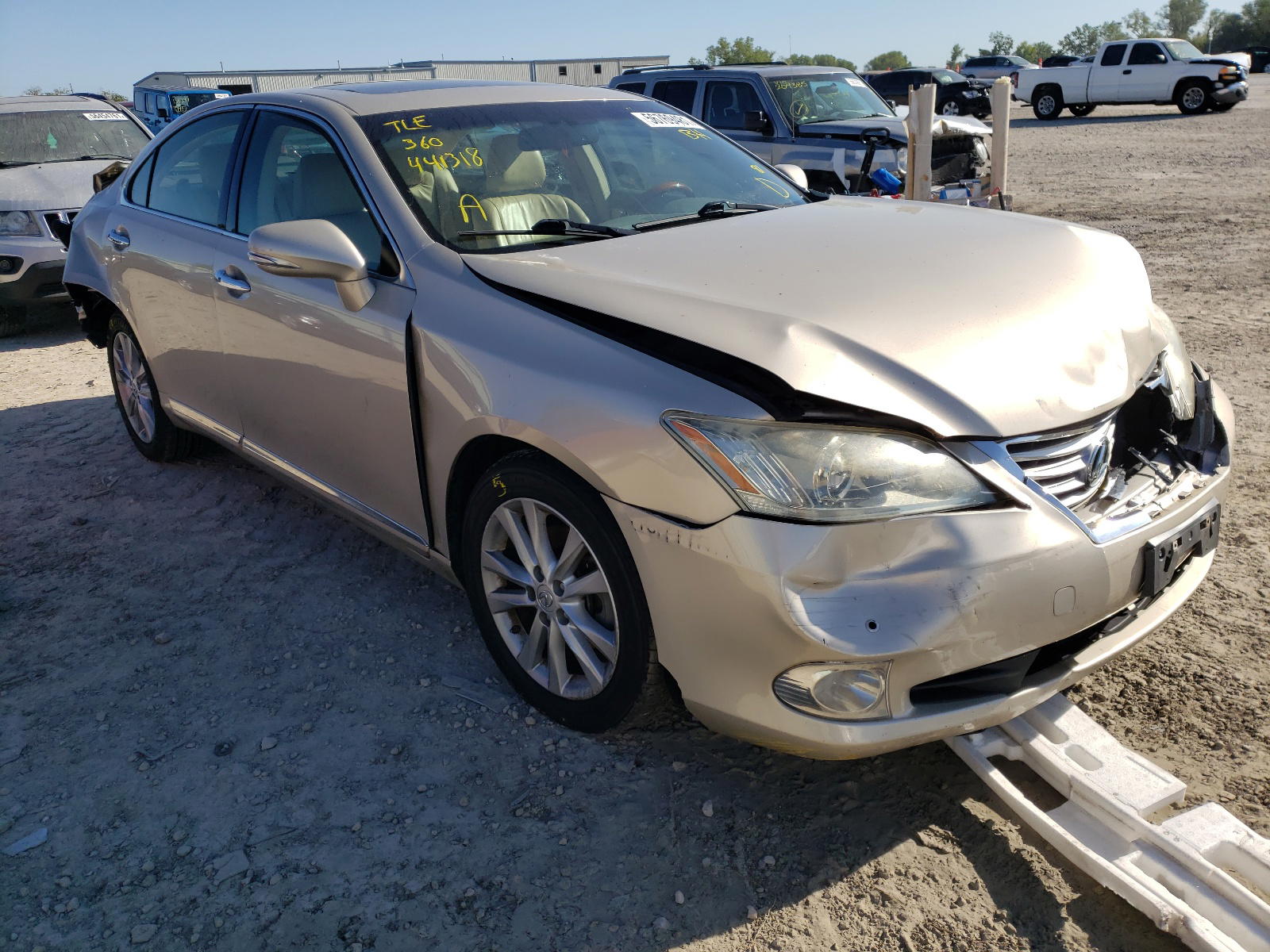 LEXUS ES 350 2011 with VIN JTHBK1EG3B2441318 - Photo from auction