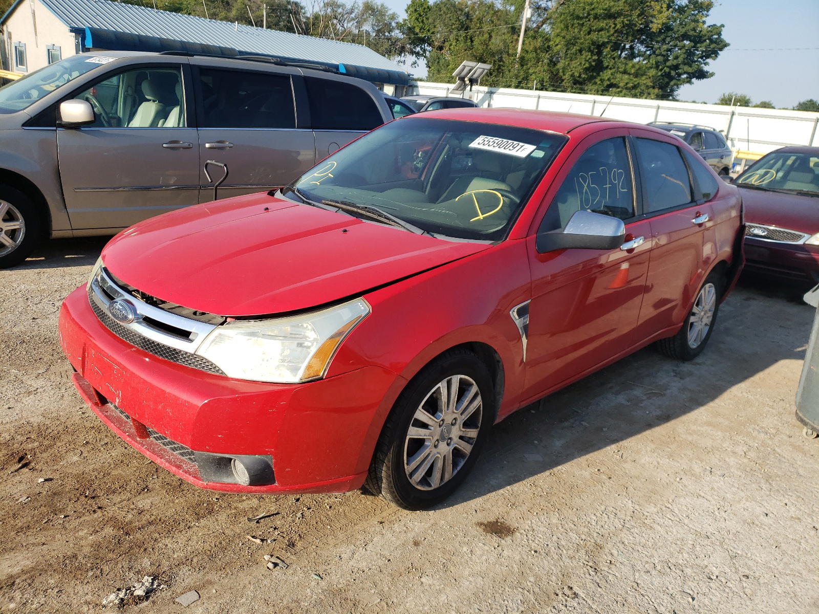 Photo 2 from auction – 2008 FORD FOCUS SE with VIN 1FAHP35N88W217038