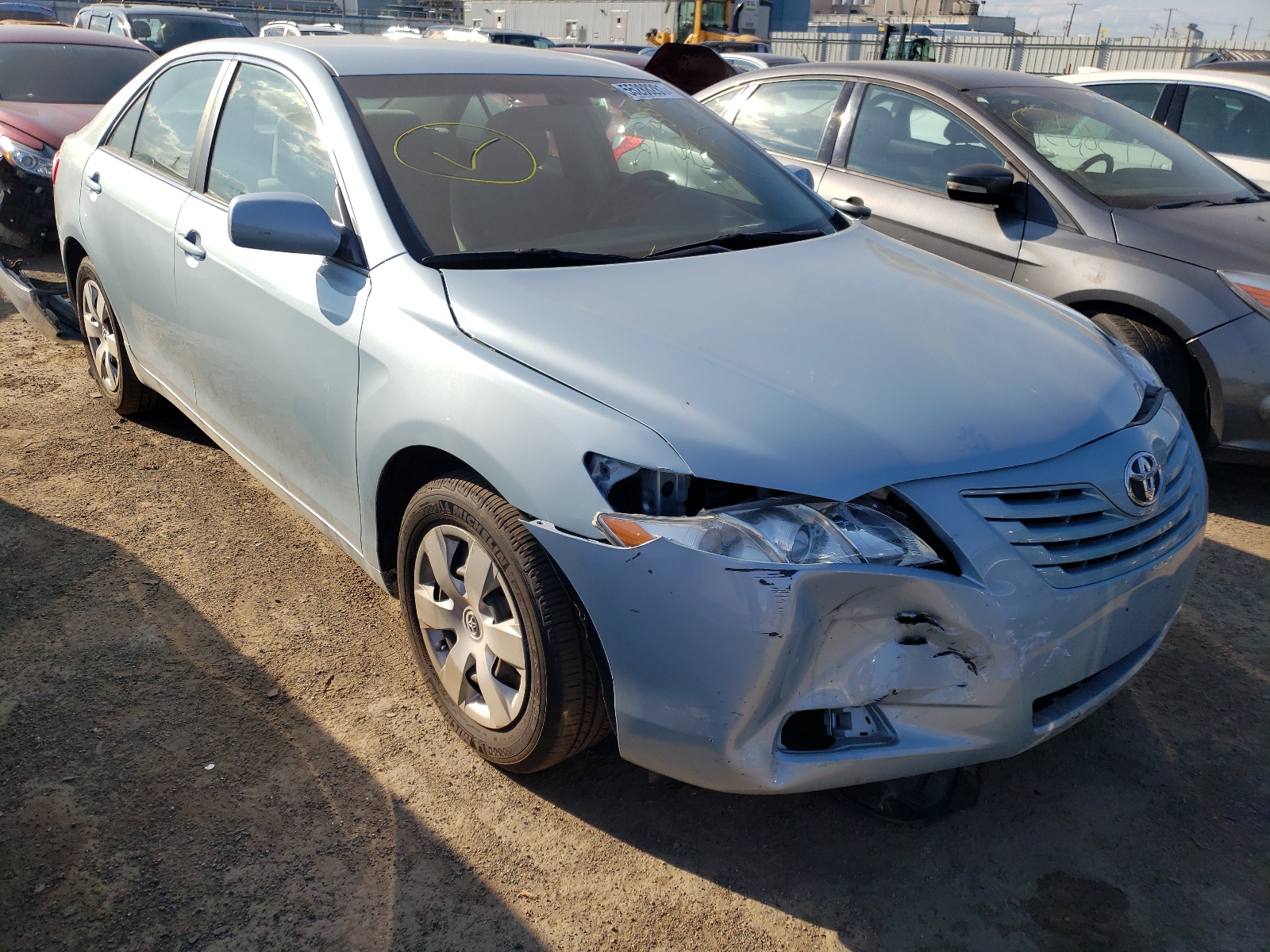 TOYOTA CAMRY 2007 with VIN 4T1BE46KX7U504001 - Photo from auction