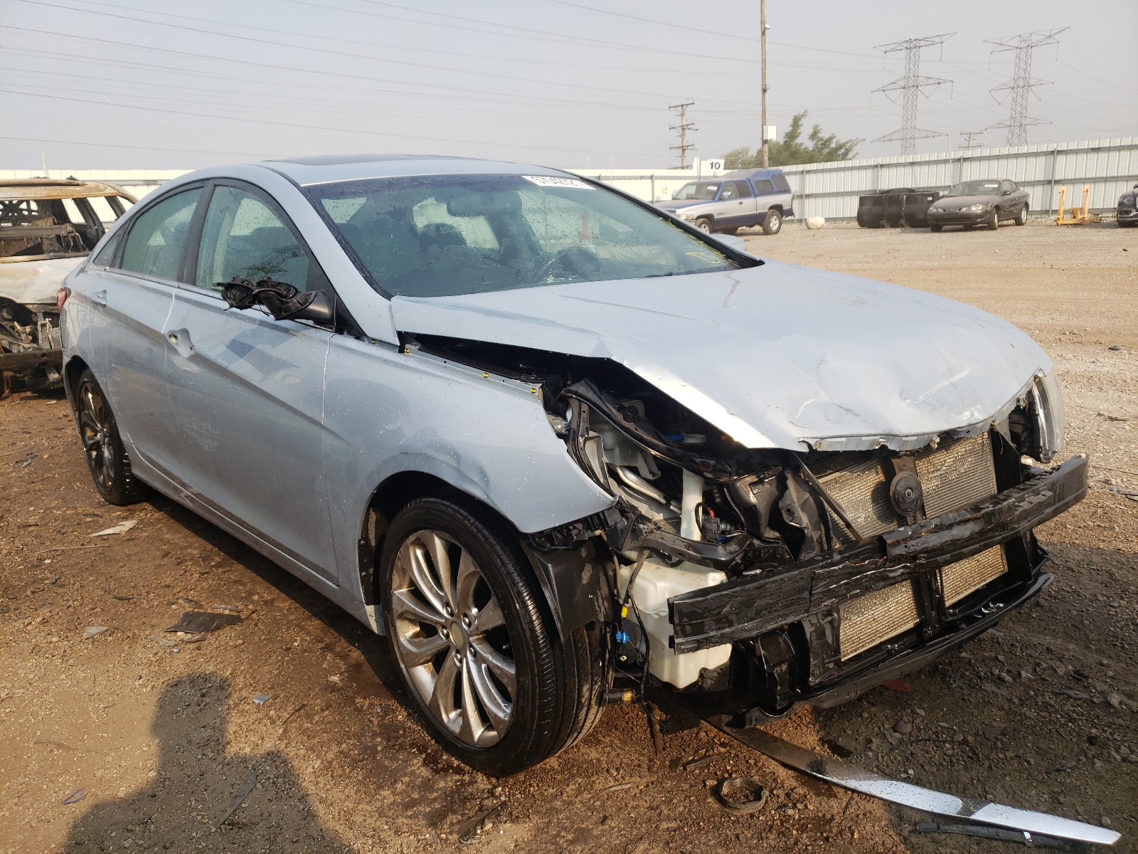 HYUNDAI SONATA SE 2011 with VIN 5NPEC4AC6BH142078 - Photo from auction
