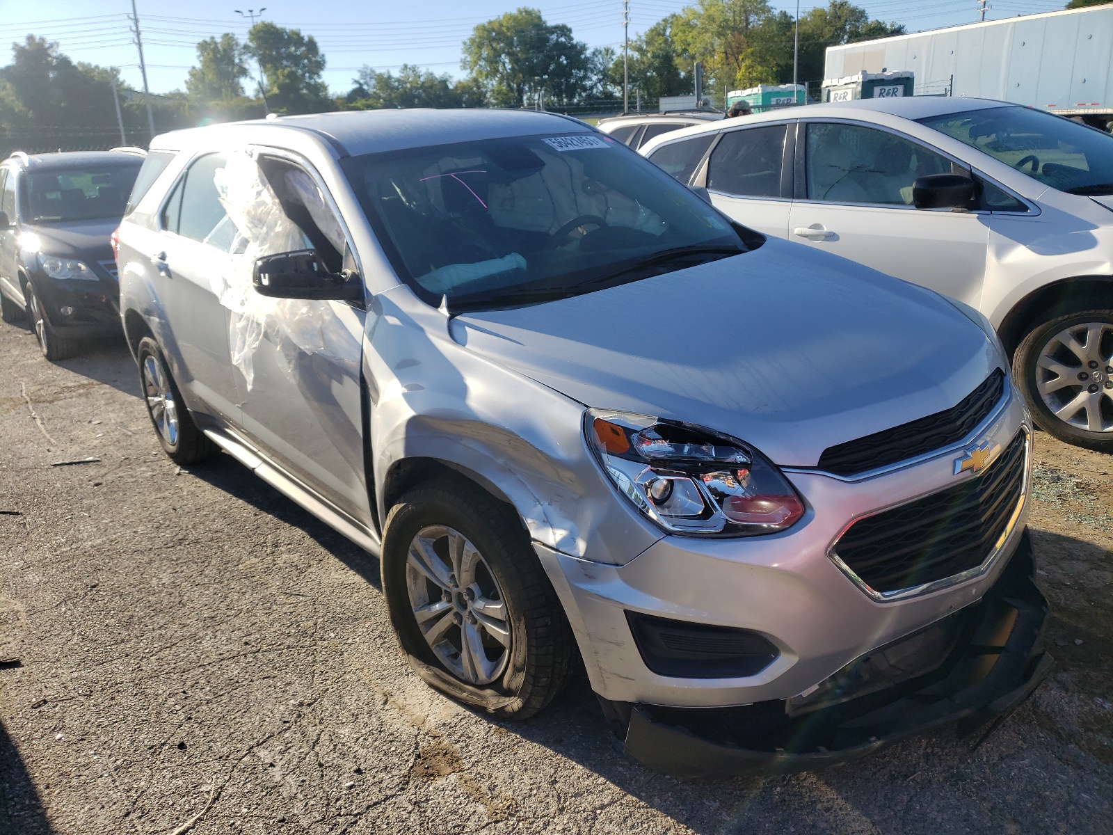 CHEVROLET EQUINOX LS 2016 with VIN 2GNALBEK8G6337980 - Photo from auction