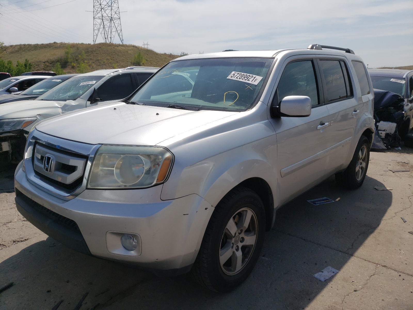 Photo 2 from auction – 2010 HONDA PILOT EXL with VIN 5FNYF4H59AB035826