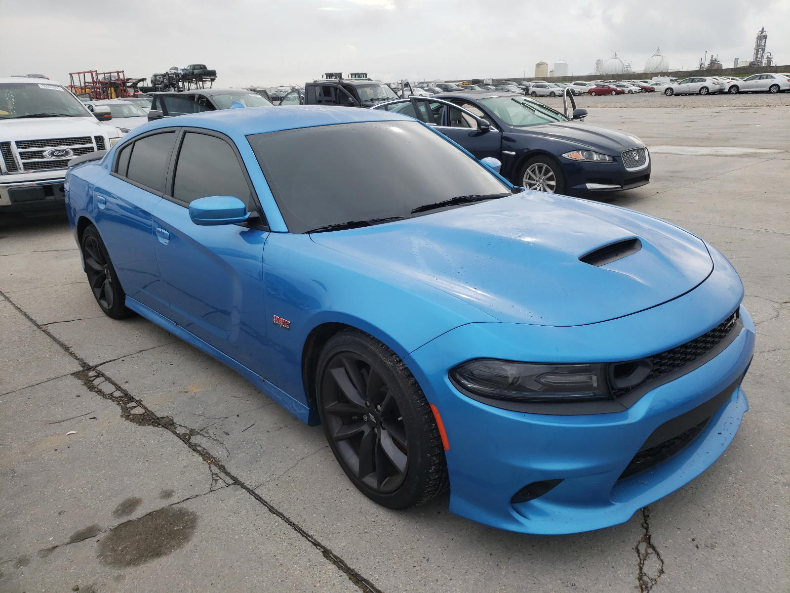DODGE CHARGER SC 2019 with VIN 2C3CDXGJ8KH718360 - Photo from auction