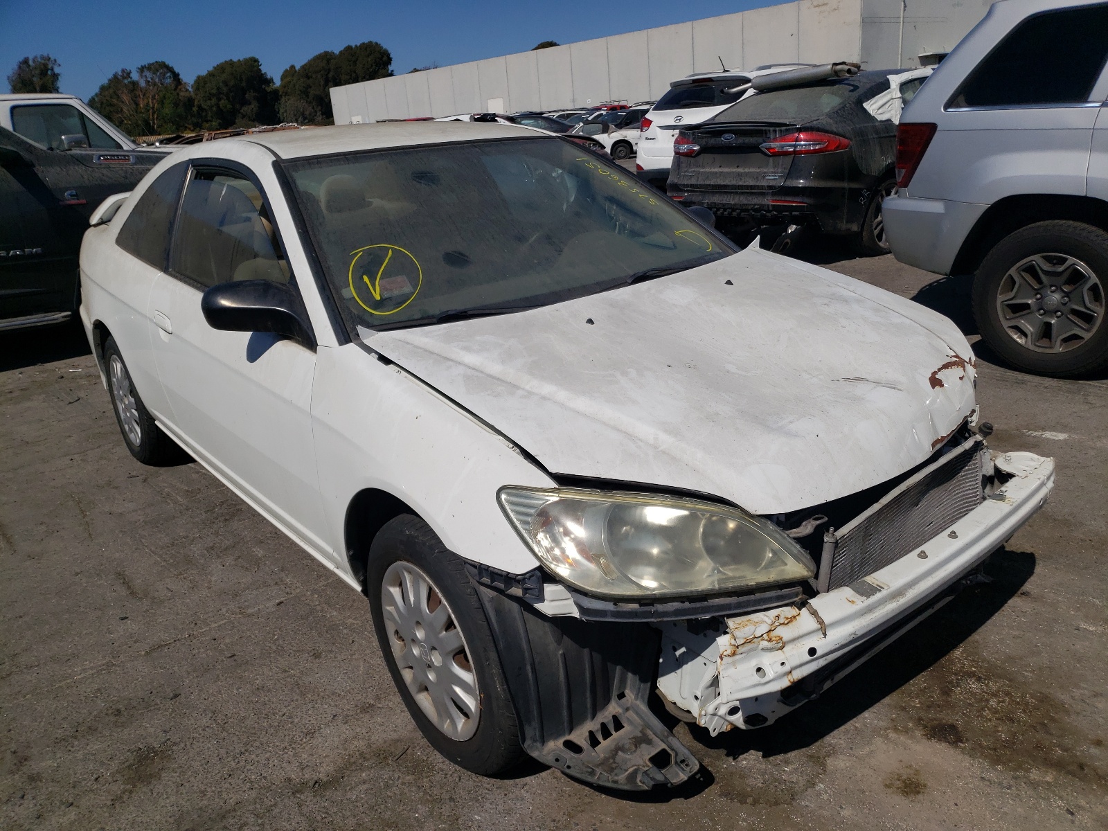 HONDA CIVIC LX 2004 with VIN 1HGEM22574L029905 - Photo from auction