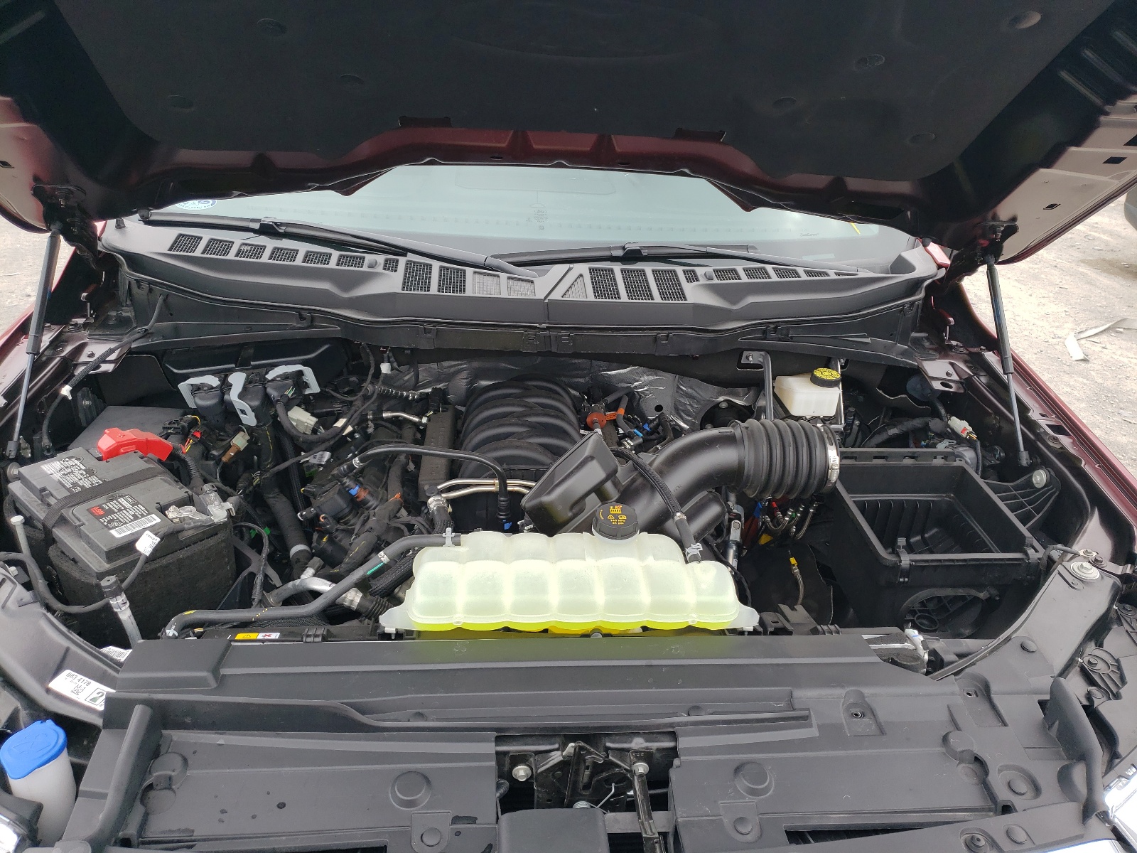 Photo 7 from auction – 2021 FORD F150 SUPER with VIN 1FTFX1E51MKD65507