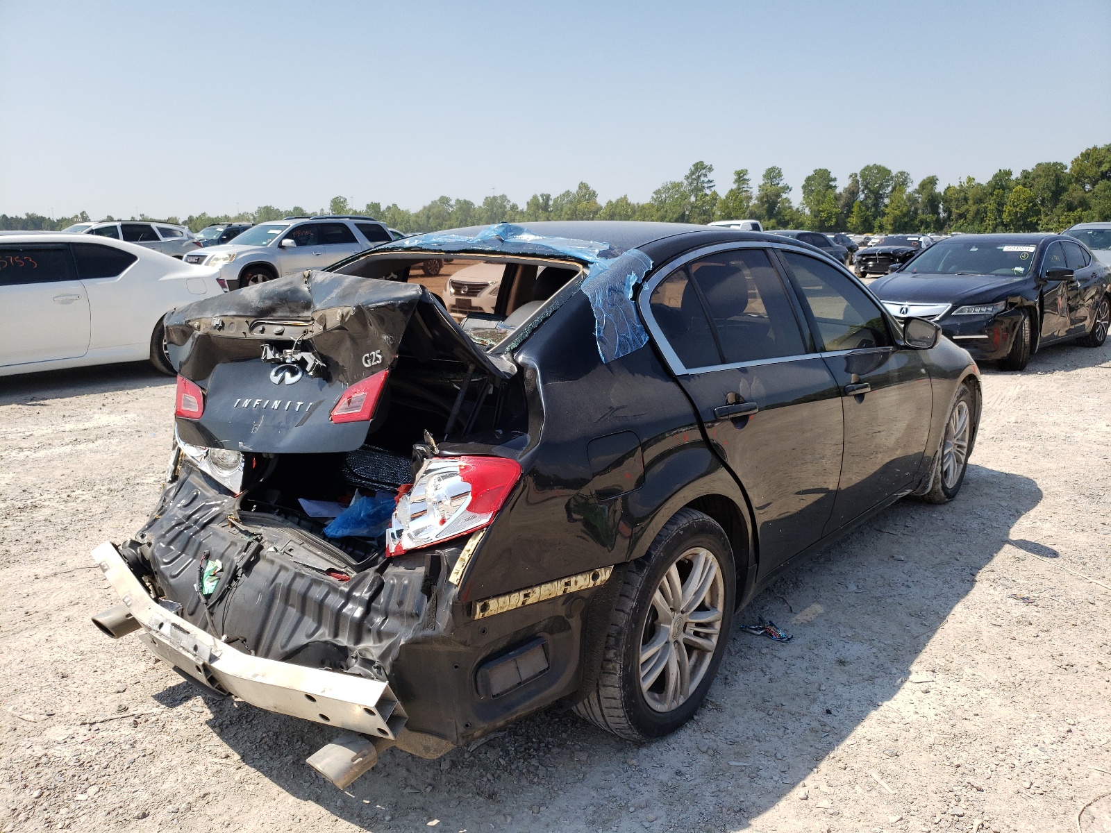 Photo 4 from auction – 2011 INFINITI G25 BASE with VIN JN1DV6AP7BM602619
