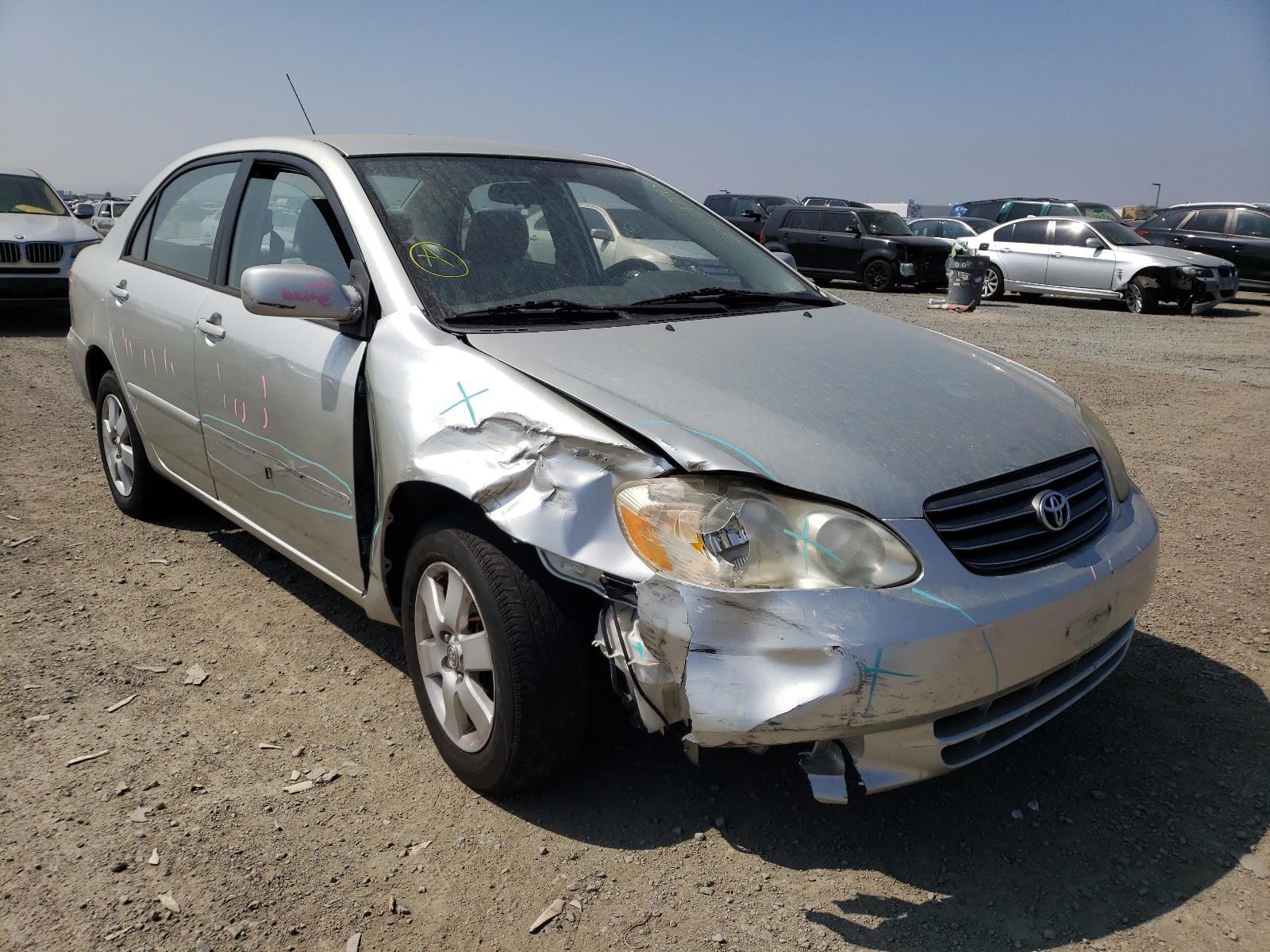 TOYOTA COROLLA CE 2003 with VIN JTDBR32E130033764 - Photo from auction