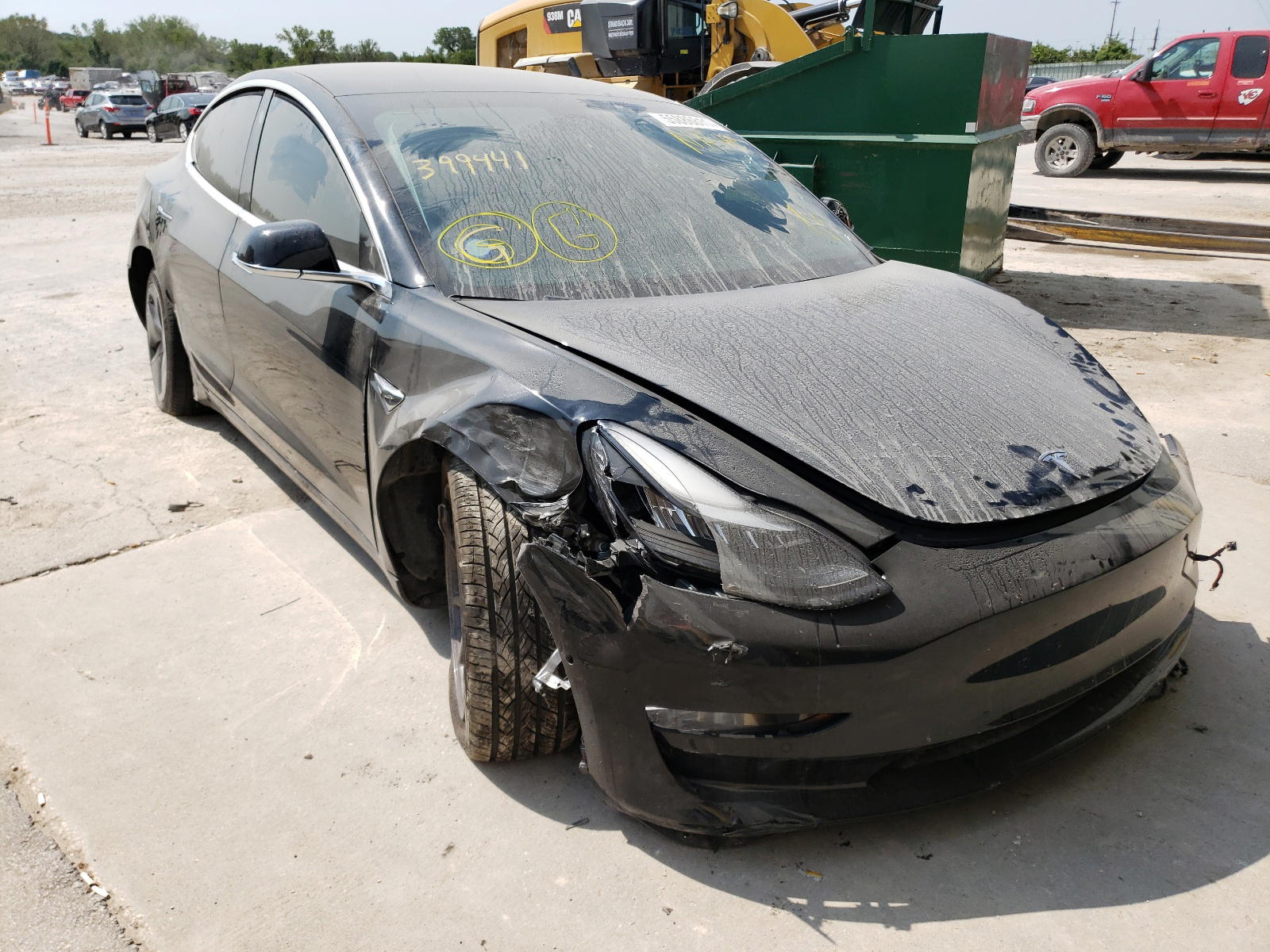 TESLA MODEL 3 2019 with VIN 5YJ3E1EA2KF399441 - Photo from auction
