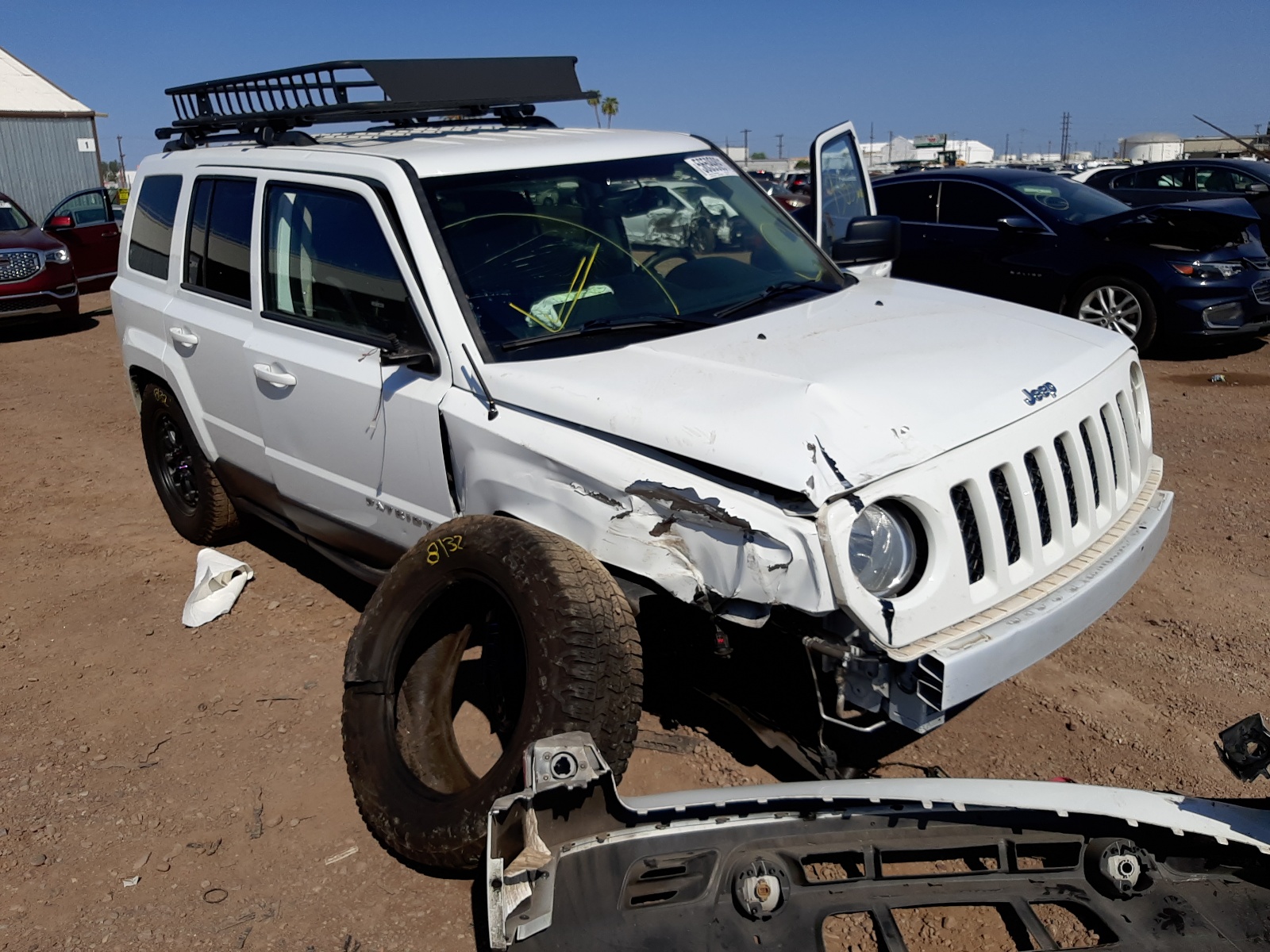 Photo 1 from auction – 2016 JEEP PATRIOT SP with VIN 1C4NJPBB5GD807904