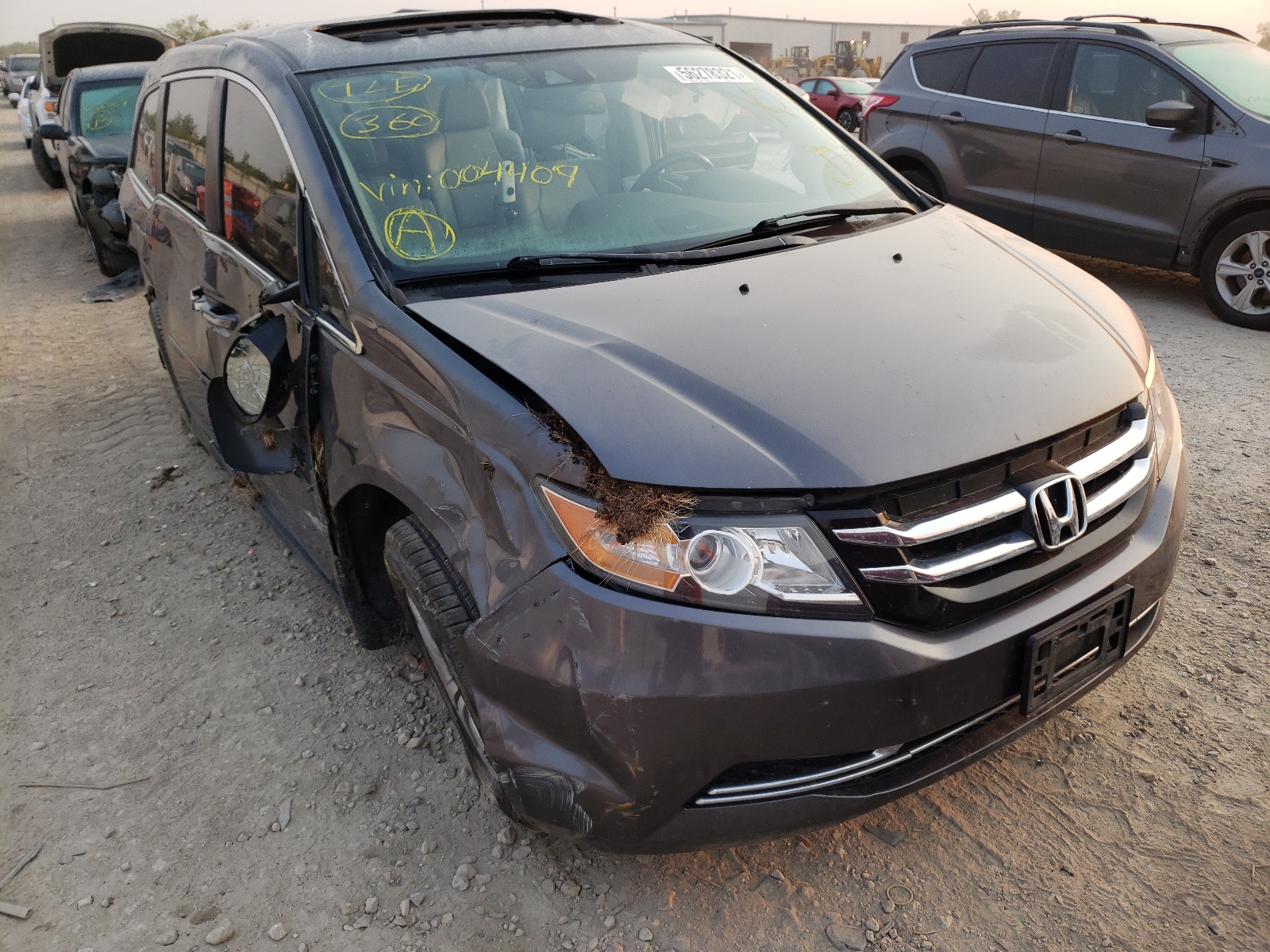 Photo 1 from auction – 2016 HONDA ODYSSEY EX with VIN 5FNRL5H68GB004409