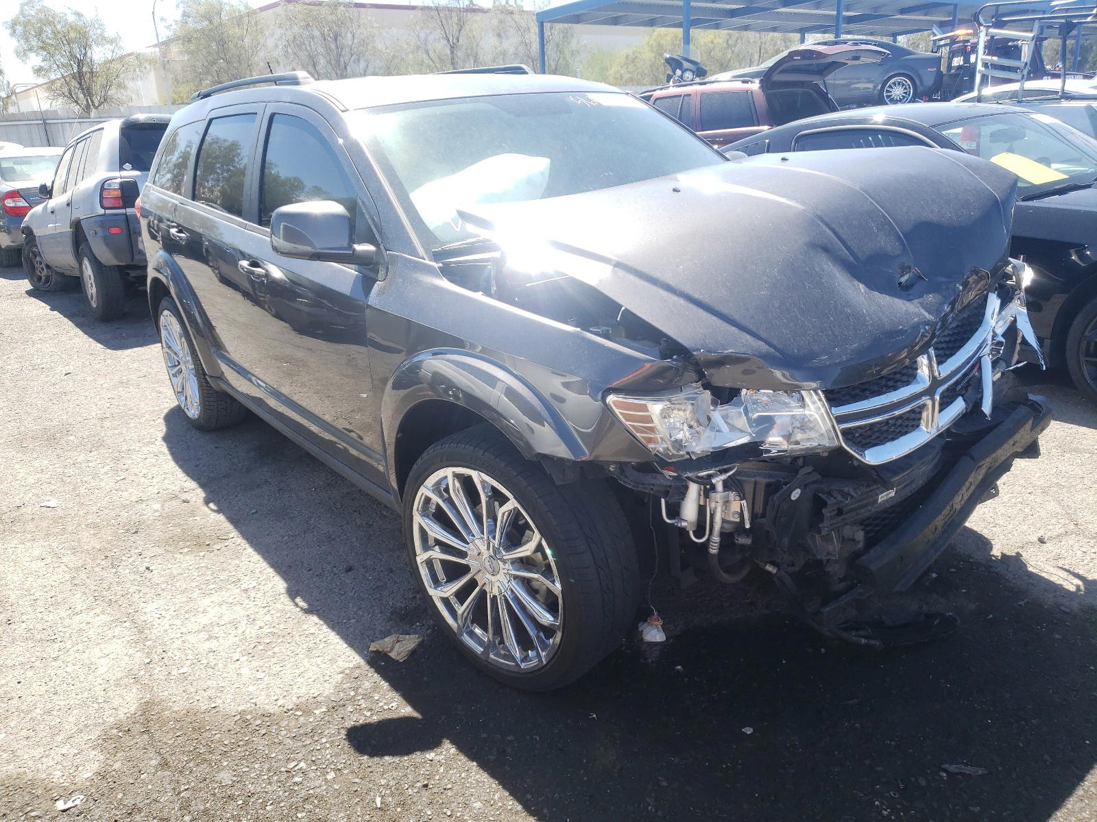 DODGE JOURNEY SX 2017 with VIN 3C4PDCBG2HT588772 - Photo from auction