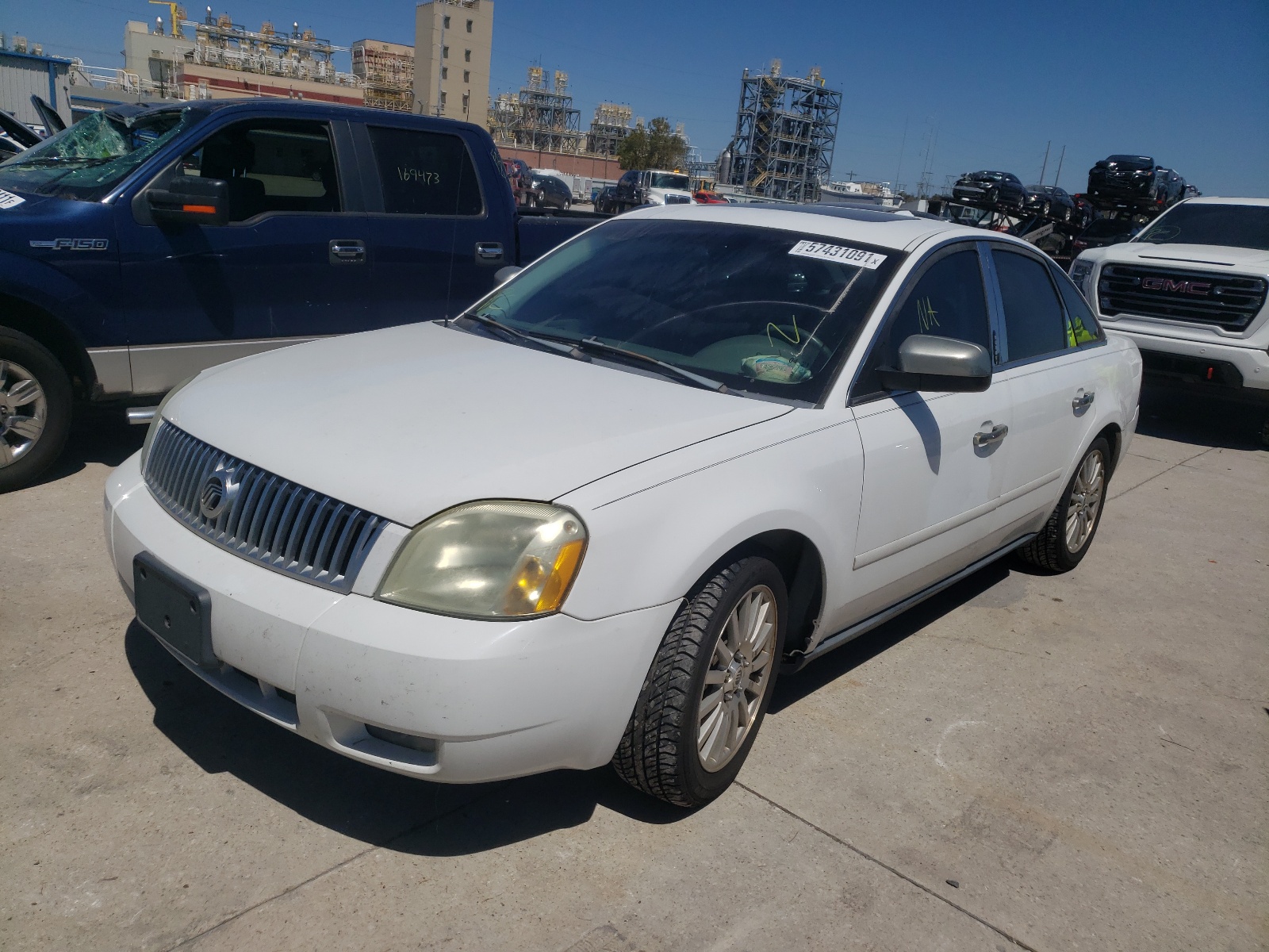 Photo 2 from auction – 2005 MERCURY MONTEGO PR with VIN 1MEHM43185G612737