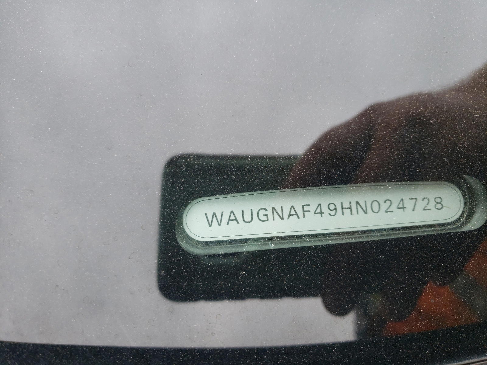 Photo 10 from auction – 2017 AUDI A4 PREMIUM with VIN WAUGNAF49HN024728