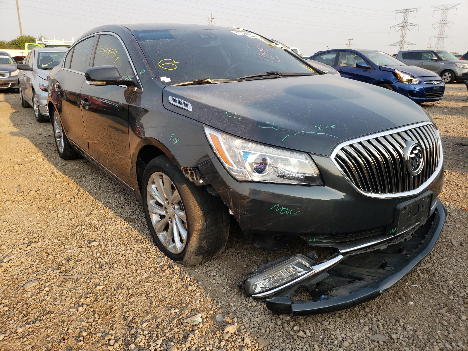 BUICK LACROSSE 2014 with VIN 1G4GB5GR9EF152322 - Photo from auction