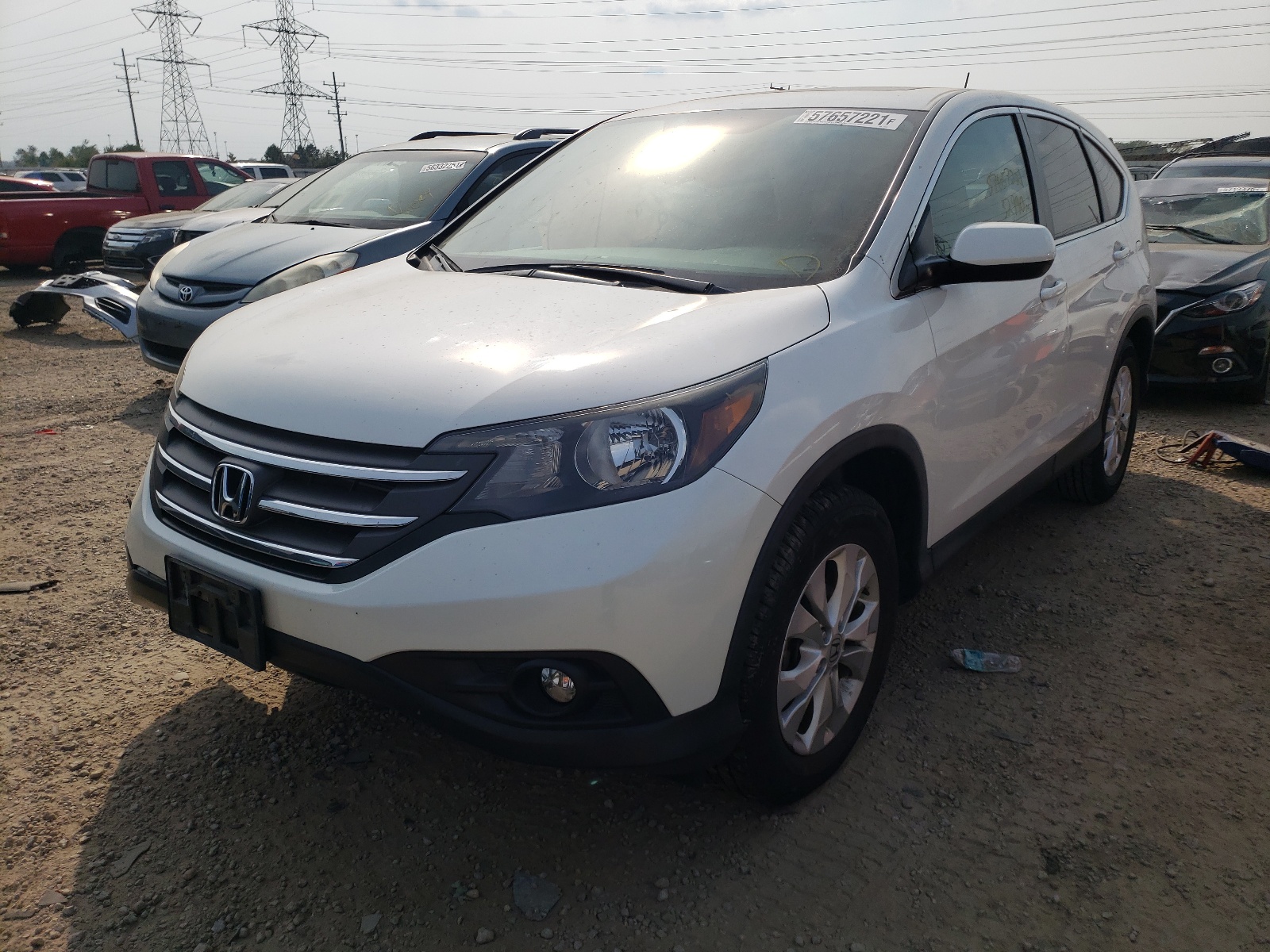 Photo 2 from auction – 2014 HONDA CR-V EX with VIN 5J6RM4H50EL118567