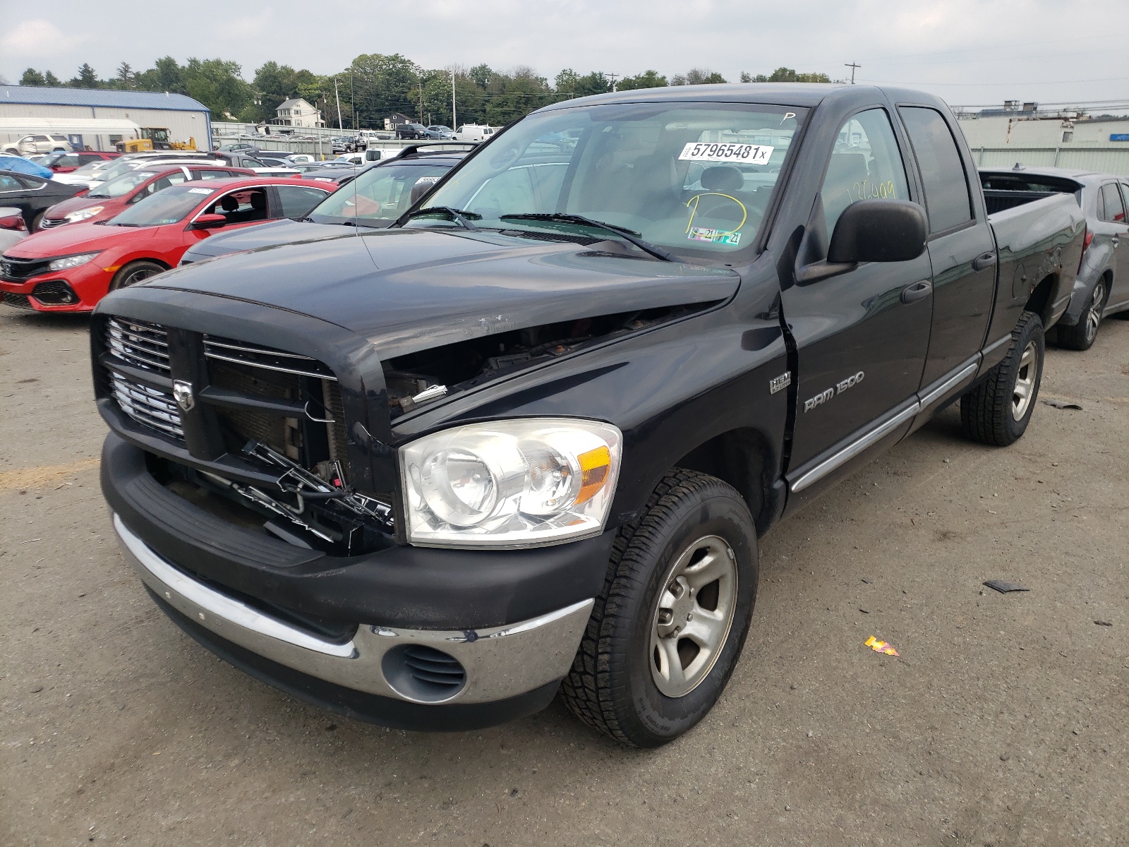 Photo 2 from auction – 2007 DODGE RAM 1500 S with VIN 1D7HU18267J601295