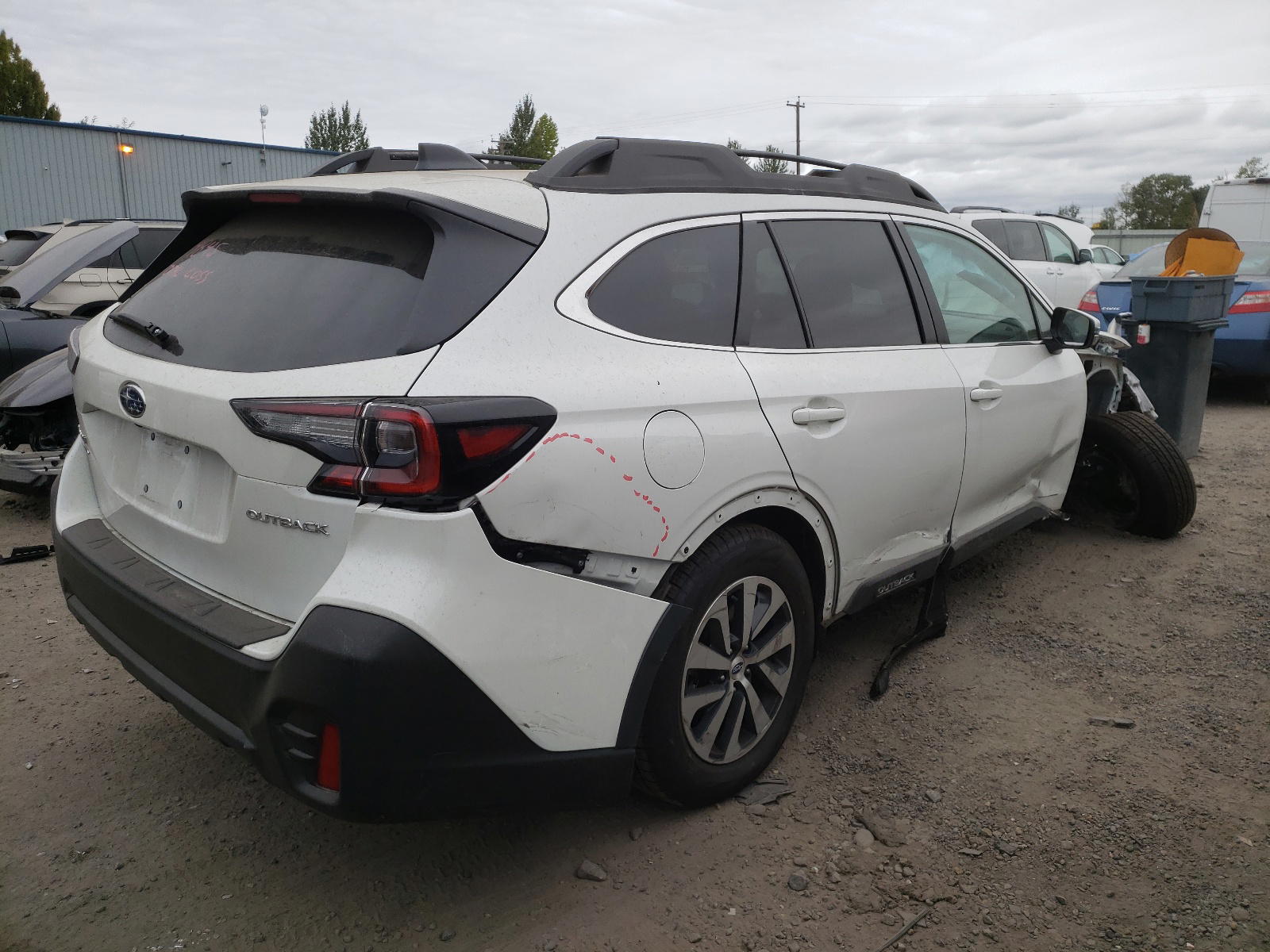 Photo 4 from auction – 2021 SUBARU OUTBACK PR with VIN 4S4BTACC5M3144199