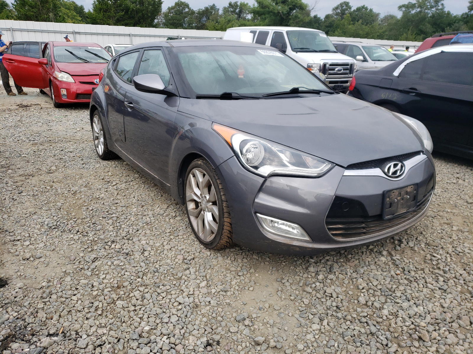 HYUNDAI VELOSTER 2012 with VIN KMHTC6AD6CU044277 - Photo from auction
