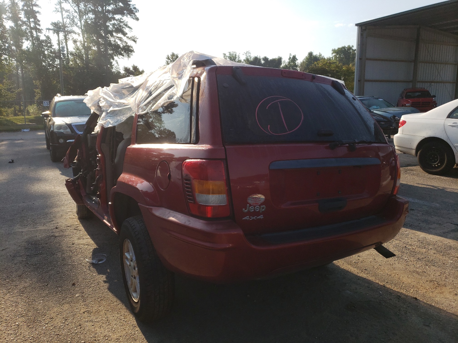 Photo 3 from auction – 2004 JEEP GRAND CHER with VIN 1J8GW48S64C252133