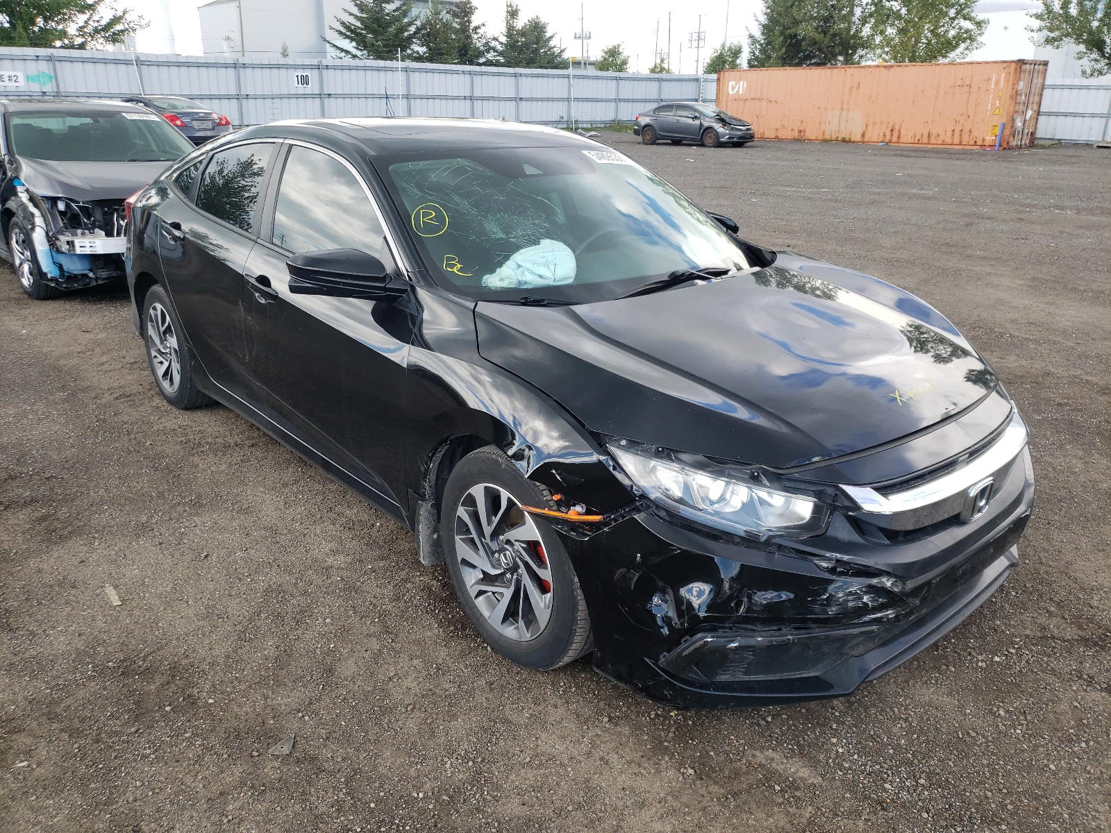 HONDA CIVIC EX 2019 with VIN 2HGFC2F71KH041190 - Photo from auction