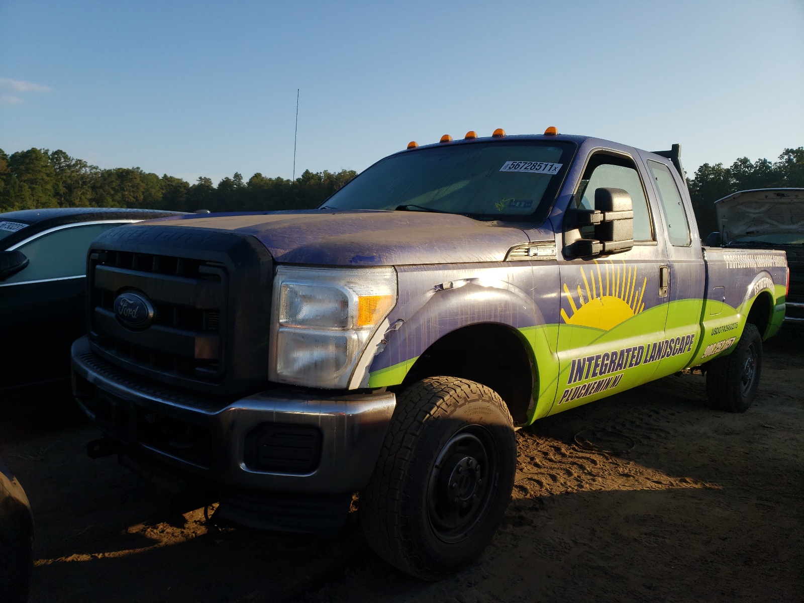 Photo 2 from auction – 2016 FORD F250 SUPER with VIN 1FT7X2B64GEA00569