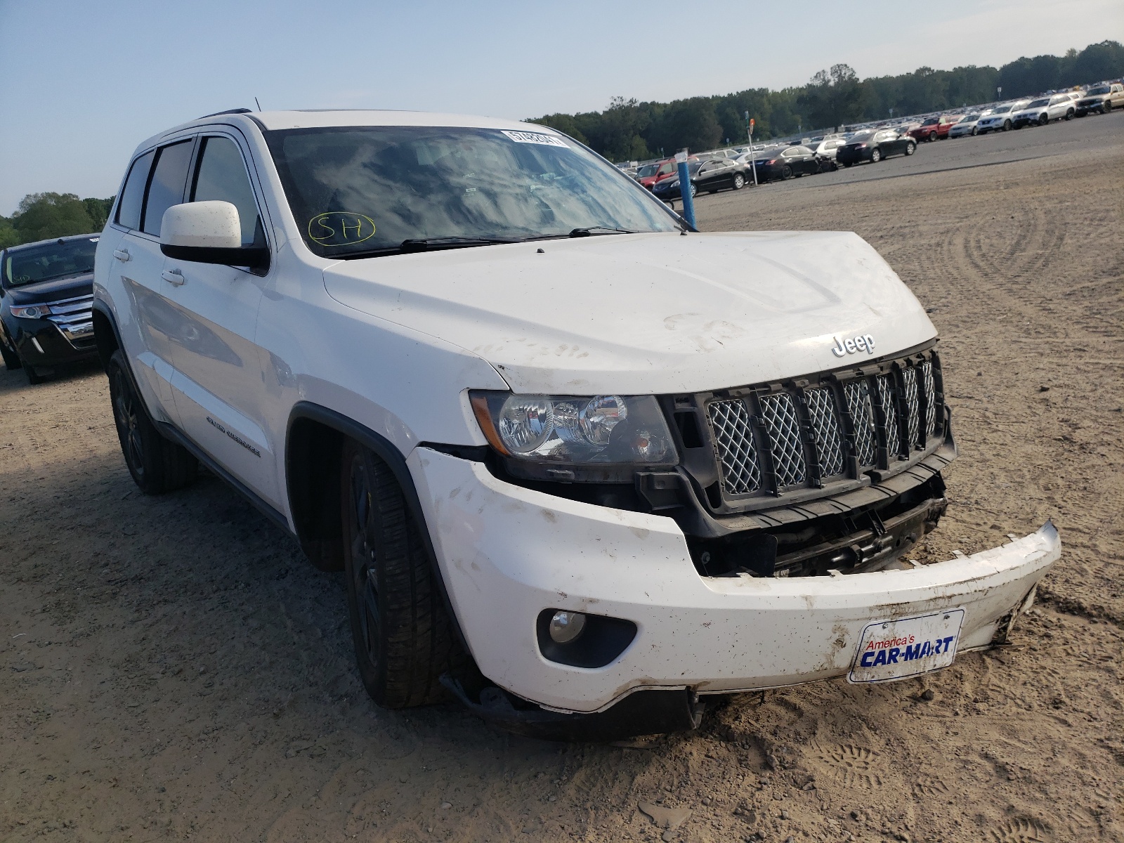 JEEP GRAND CHER 2012 with VIN 1C4RJFAT0CC335147 - Photo from auction