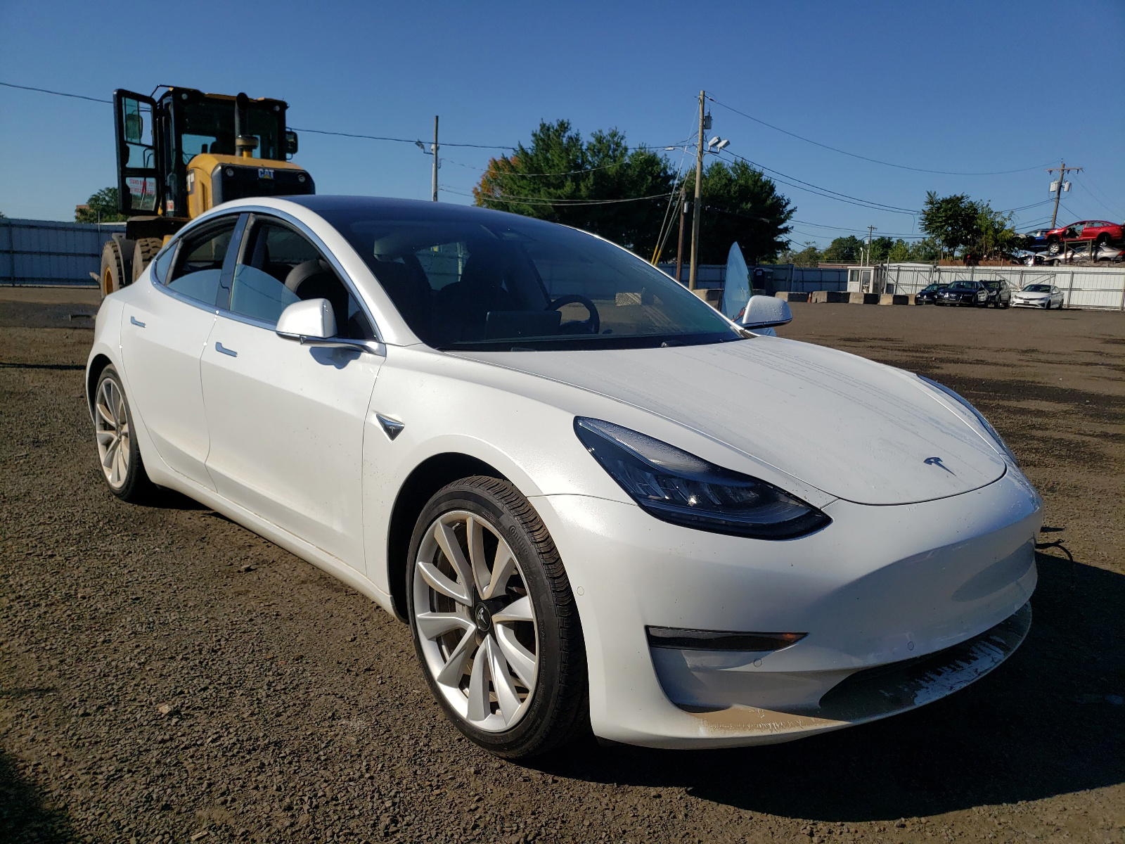 TESLA MODEL 3 2018 with VIN 5YJ3E1EA6JF025025 - Photo from auction
