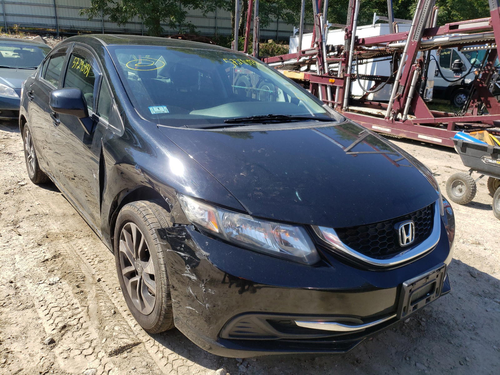 HONDA CIVIC EX 2015 with VIN 19XFB2F82FE238512 - Photo from auction