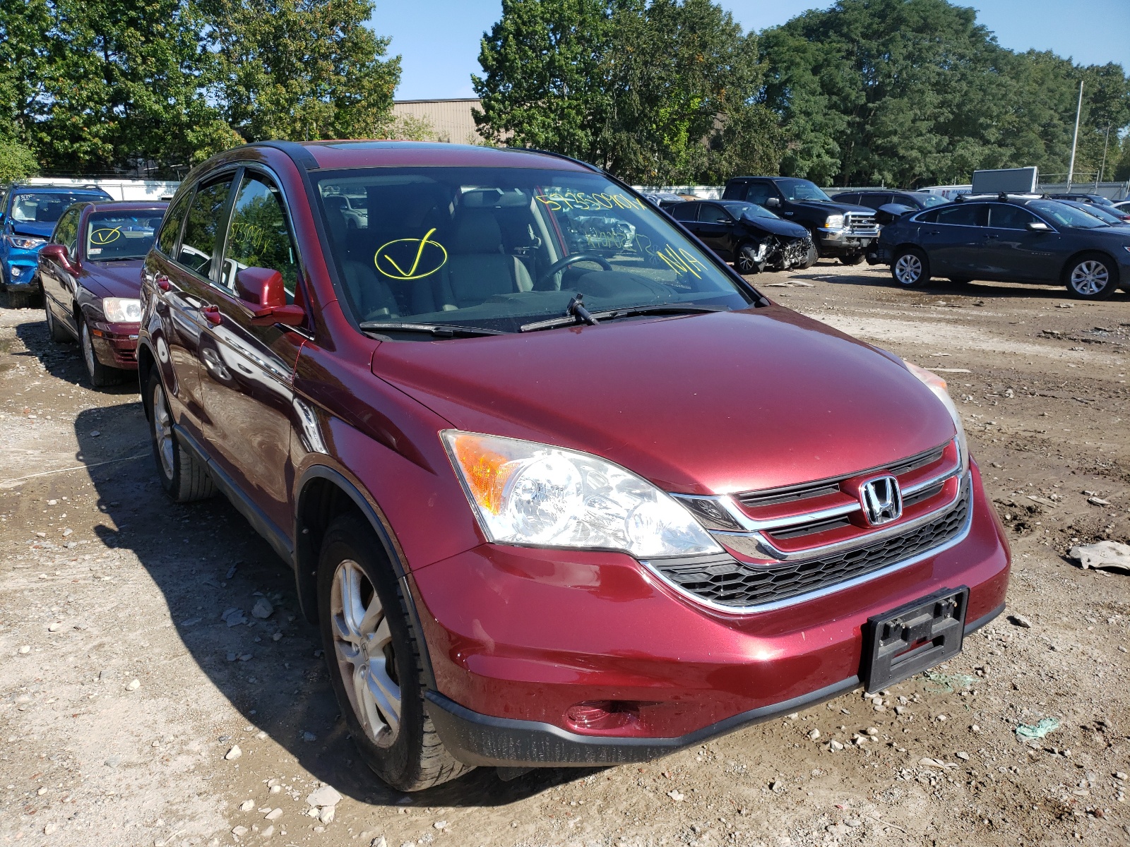 Photo 1 from auction – 2011 HONDA CR-V EXL with VIN JHLRE4H72BC001981