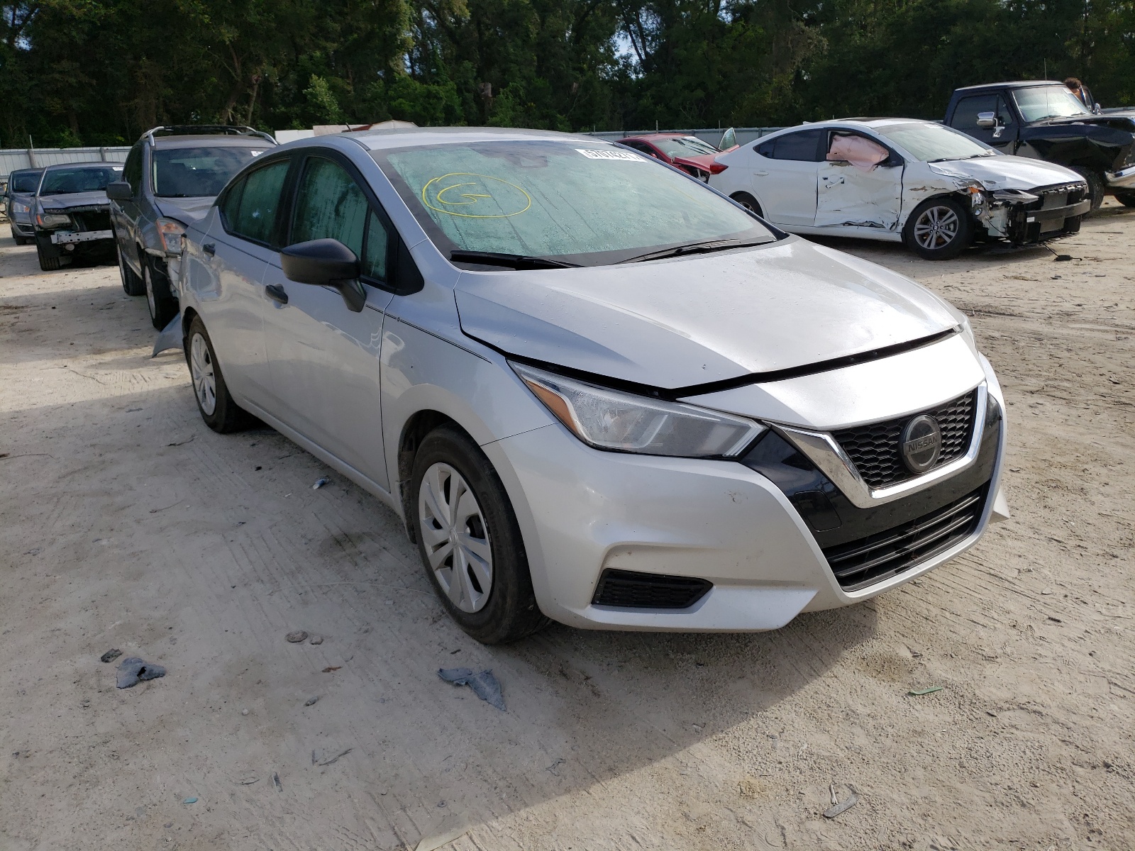 NISSAN VERSA S 2020 with VIN 3N1CN8DV1LL812341 - Photo from auction