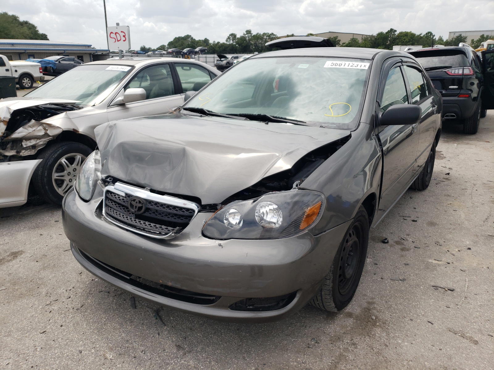 Photo 2 from auction – 2007 TOYOTA COROLLA CE with VIN 2T1BR32E37C784019