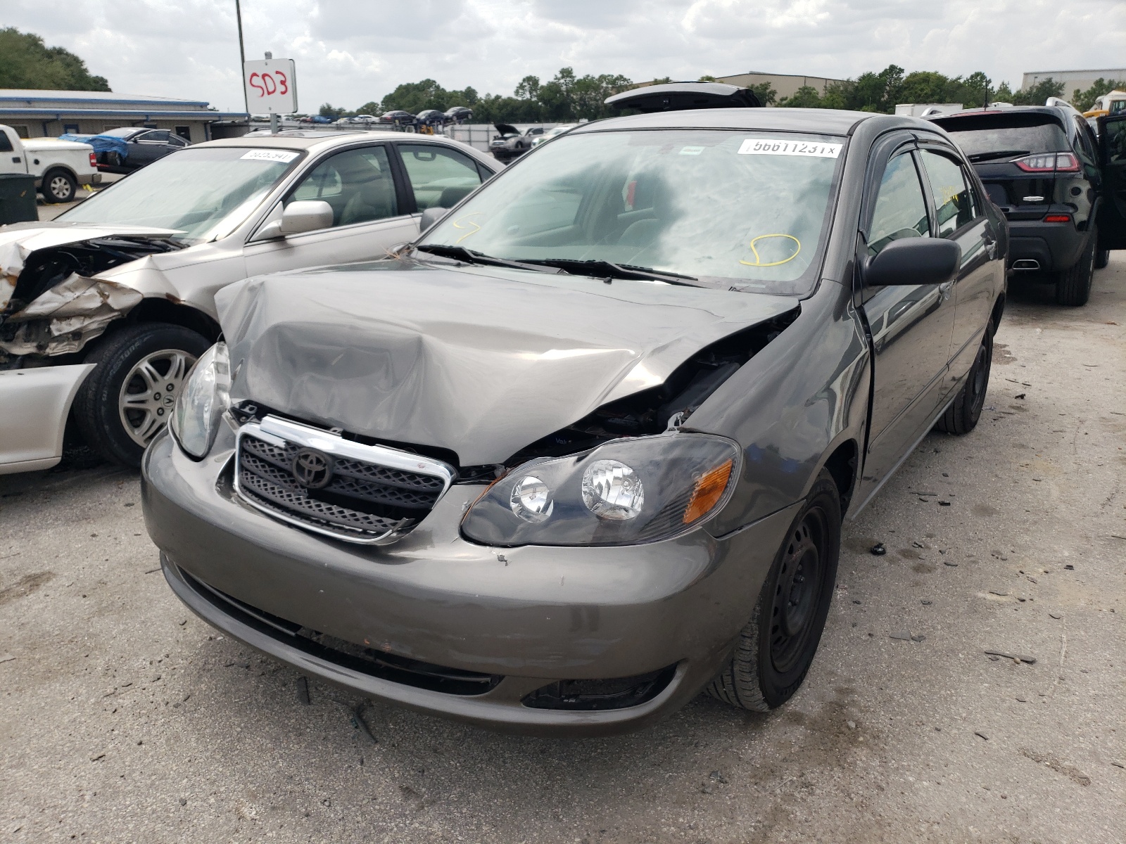 Фото 2 с аукциона – 2007 TOYOTA COROLLA CE с VIN 2T1BR32E37C784019
