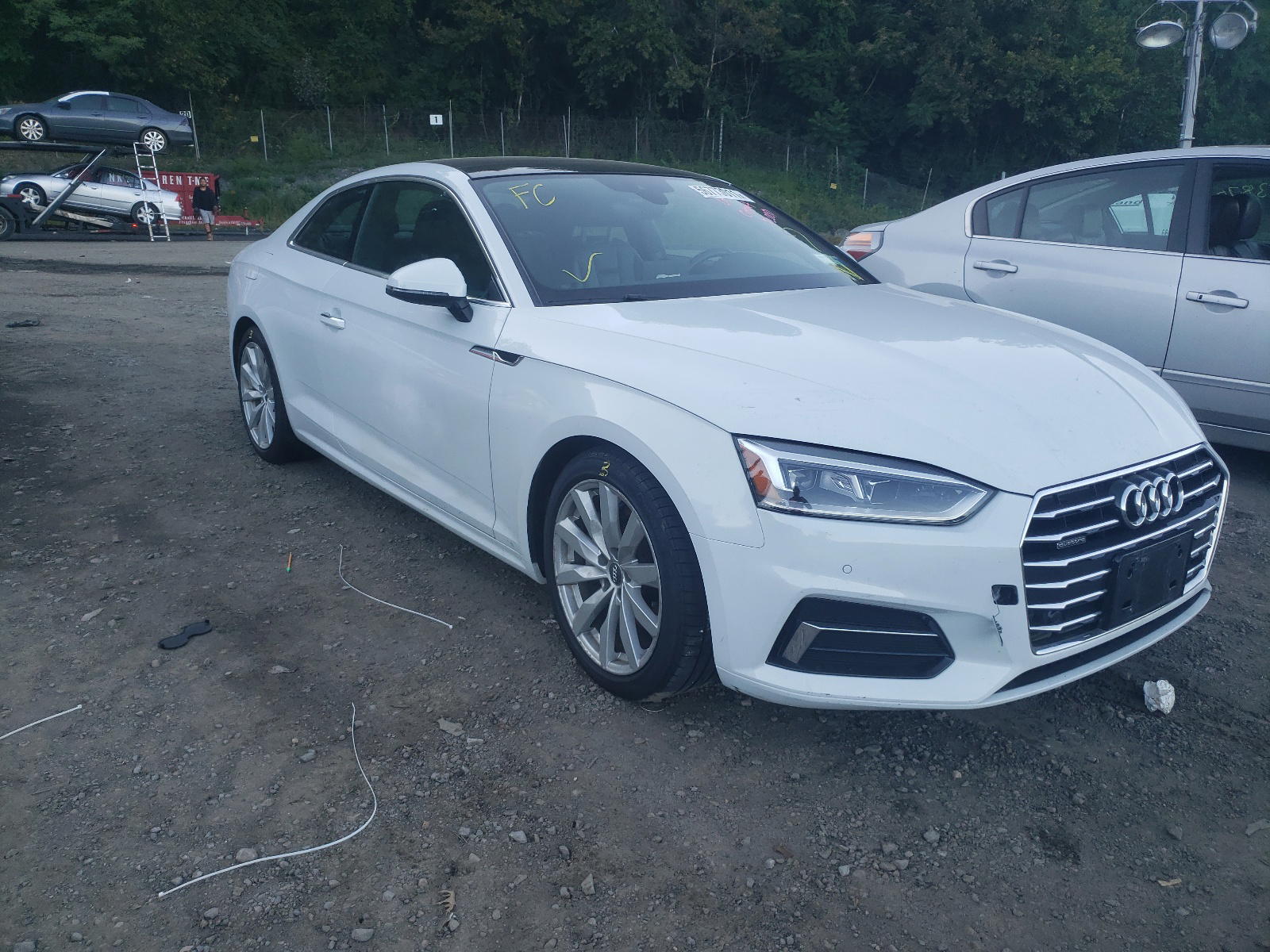 AUDI A5 PREMIUM 2018 with VIN WAUPNAF53JA005789 - Photo from auction