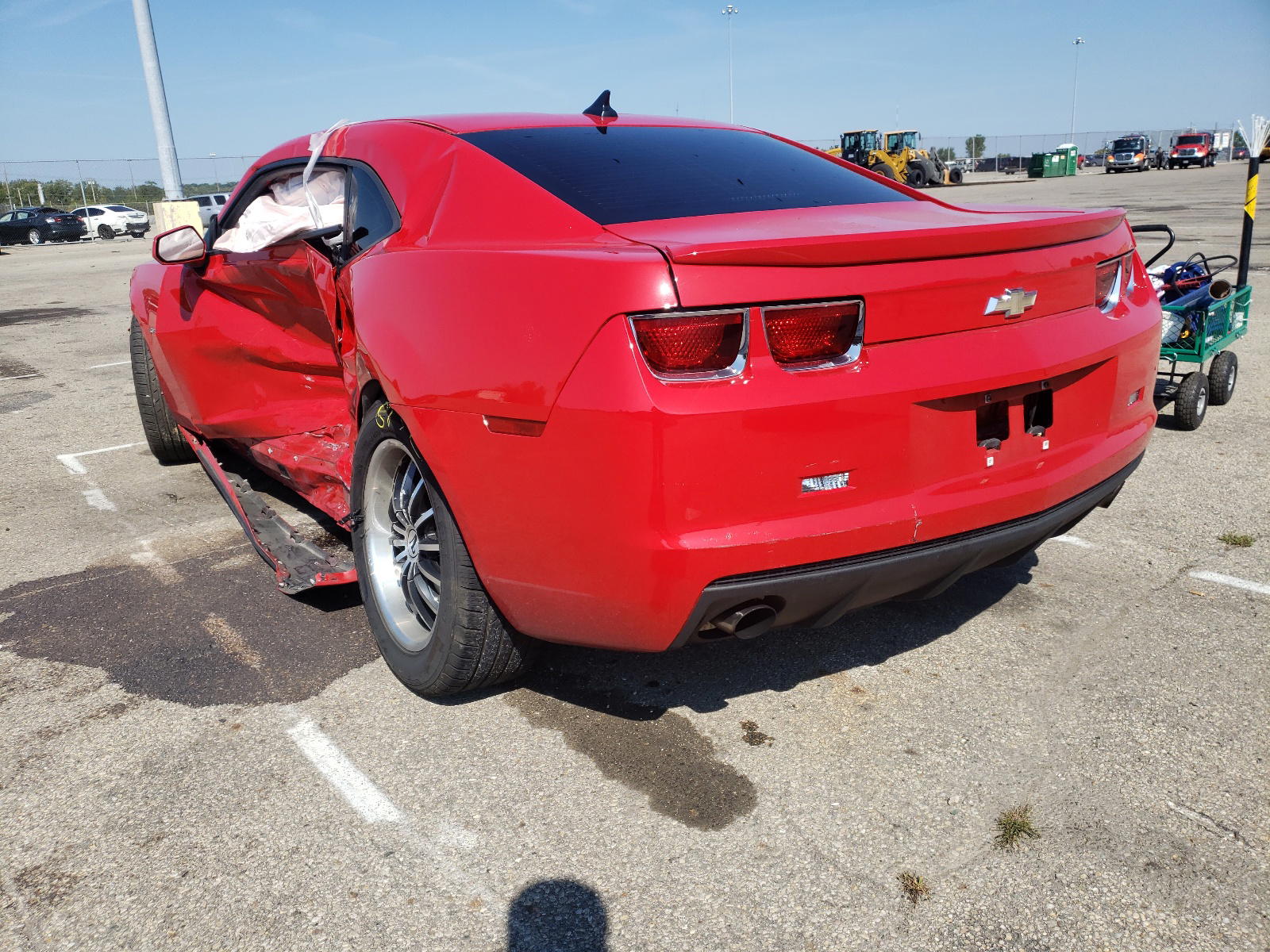 Photo 3 from auction – 2012 CHEVROLET CAMARO LS with VIN 2G1FE1E35C9207054