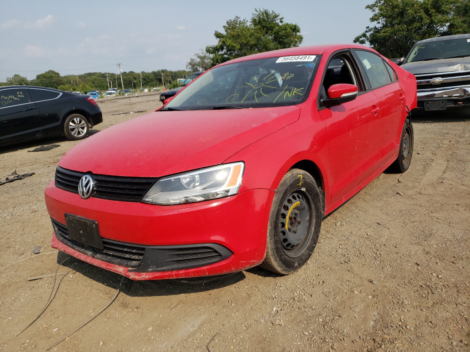 Photo 2 from auction – 2012 VOLKSWAGEN JETTA SE with VIN 3VWDP7AJ0CM318440