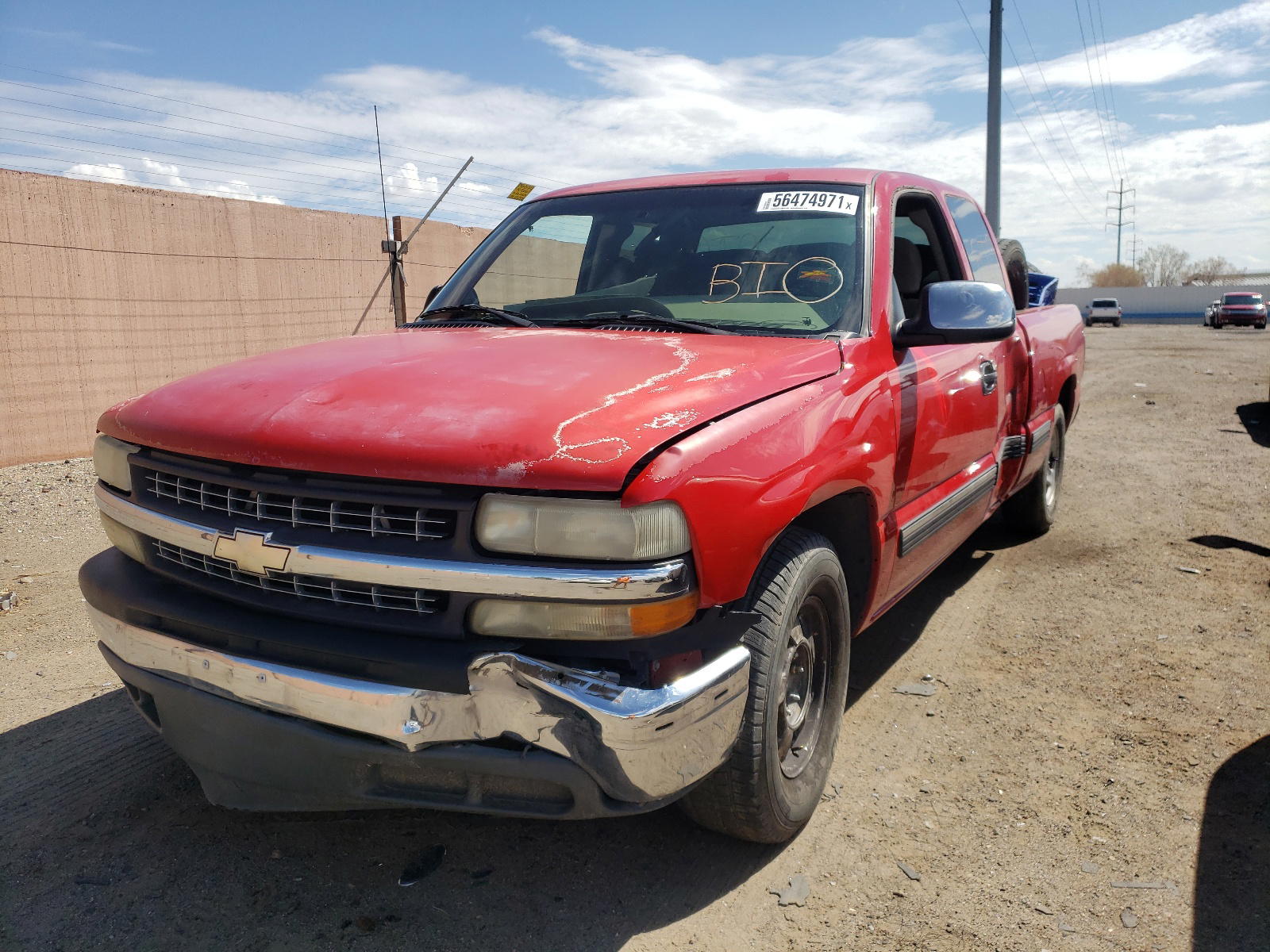 Photo 2 from auction – 2001 CHEVROLET SILVERADO with VIN 2GCEC19V611204955