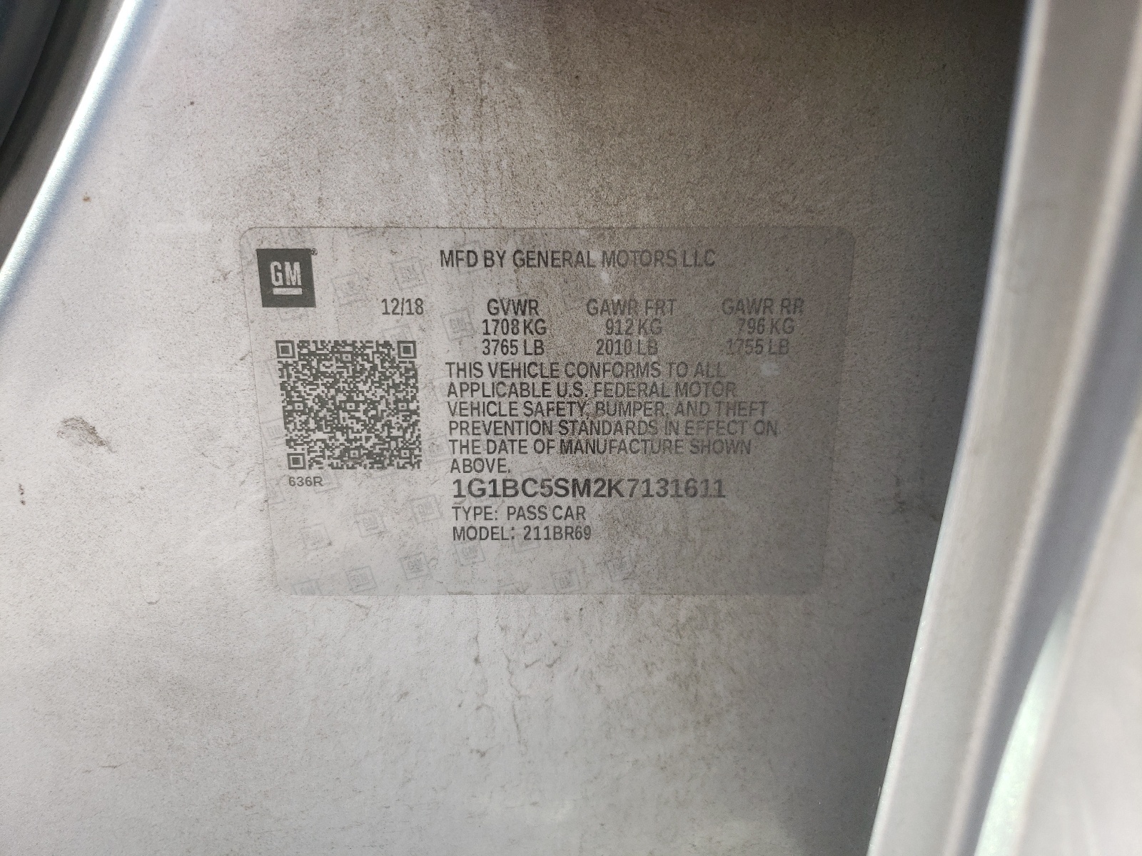 Photo 10 from auction – 2013 HYUNDAI SONATA GLS with VIN 5NPEB4AC6DH765867