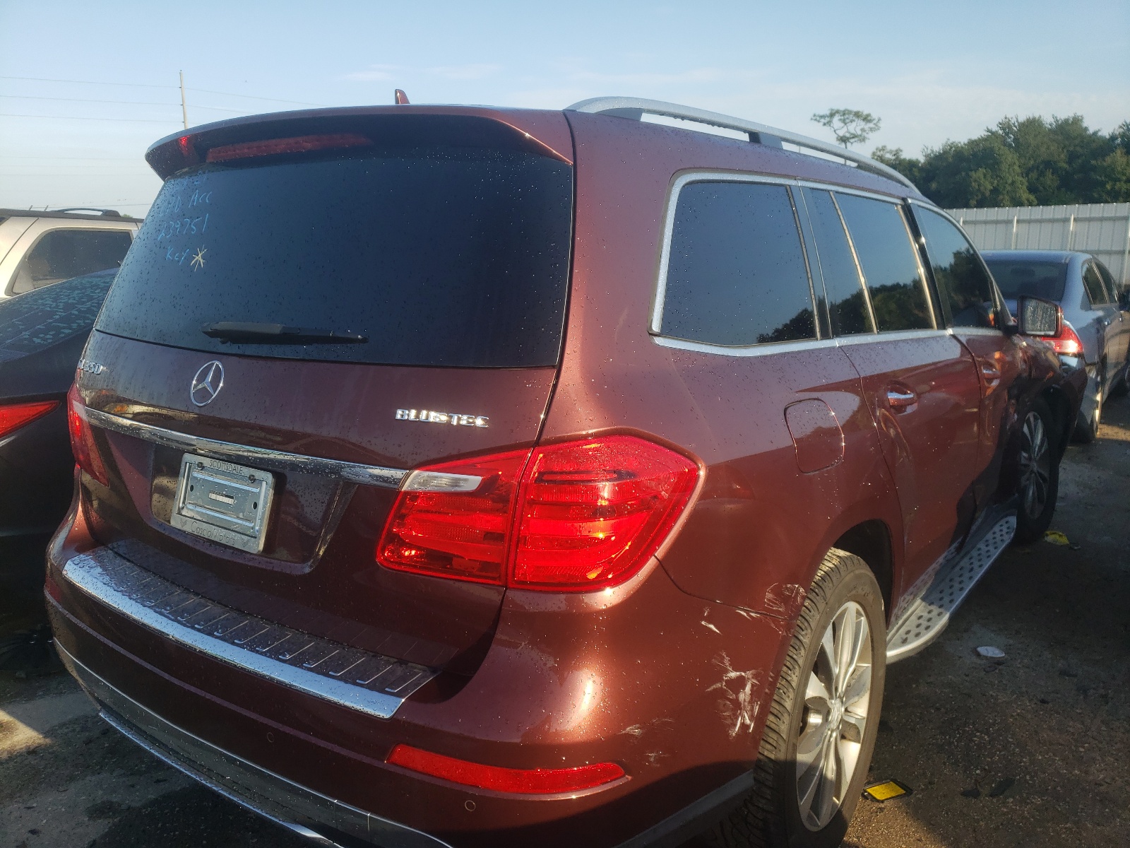Photo 4 from auction – 2015 MERCEDES-BENZ GL 350 BLU with VIN 4JGDF2EE2FA447752