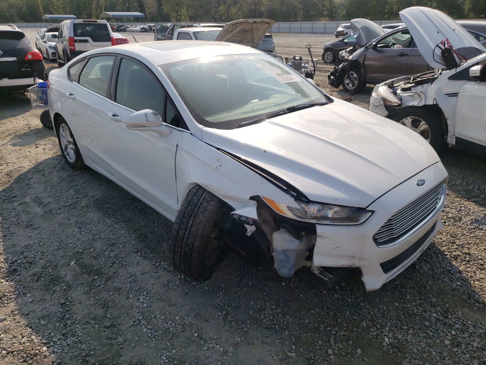 FORD FUSION SE 2013 with VIN 3FA6P0HRXDR355326 - Photo from auction
