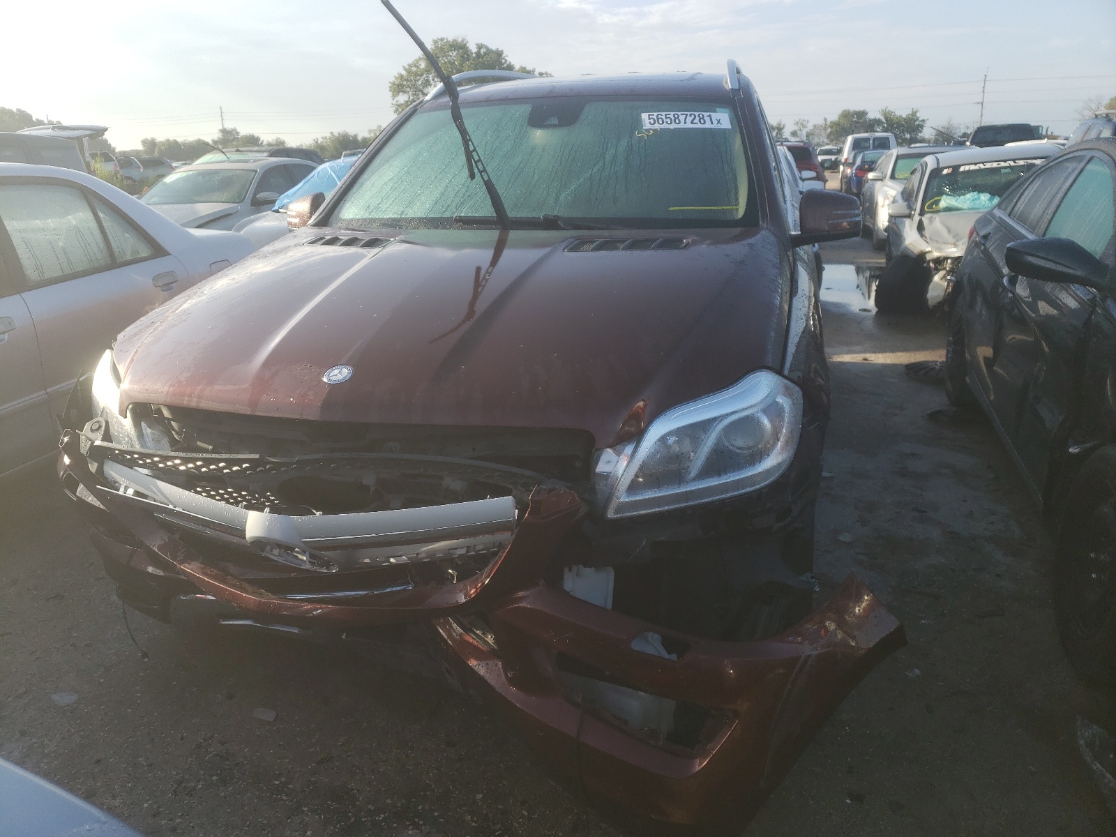 Photo 9 from auction – 2015 MERCEDES-BENZ GL 350 BLU with VIN 4JGDF2EE2FA447752