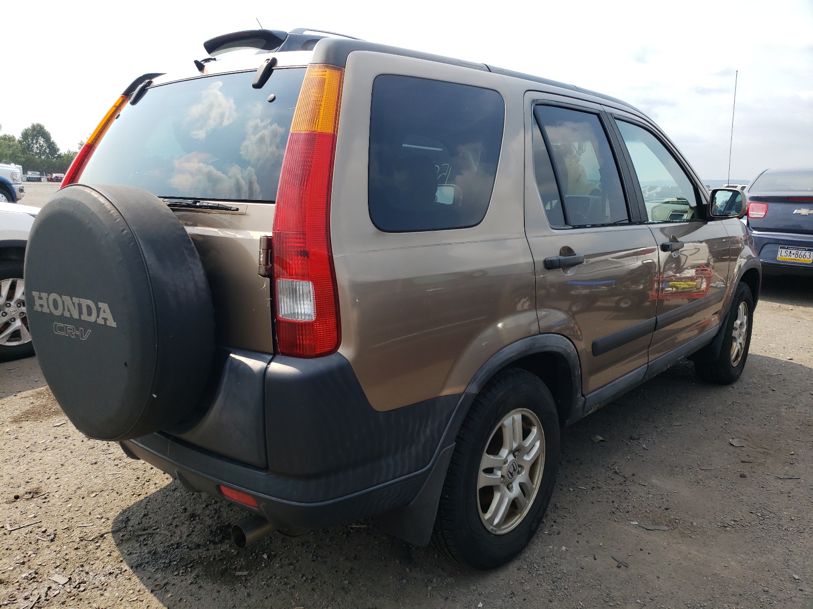 Photo 4 from auction – 2002 HONDA CR-V EX with VIN SHSRD78802U012595