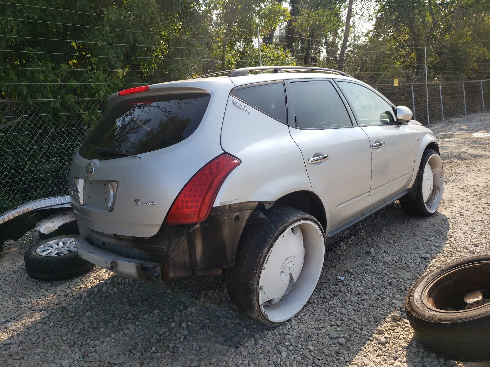 Photo 4 from auction – 2007 NISSAN MURANO SL with VIN JN8AZ08W67W655486