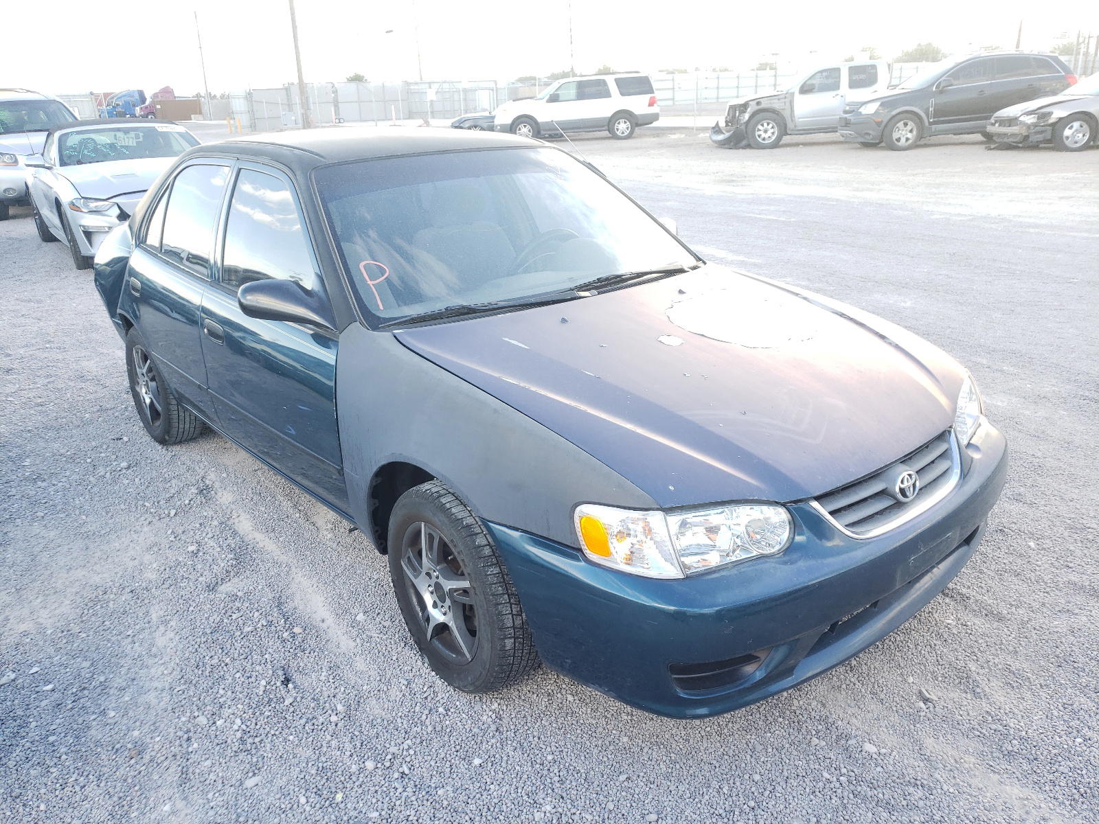TOYOTA COROLLA CE 2002 with VIN 1NXBR12E02Z595694 - Photo from auction