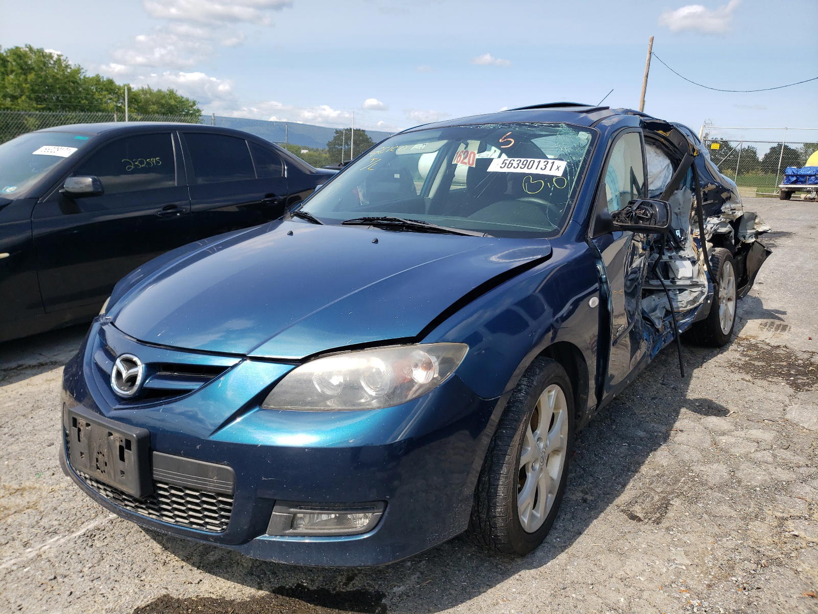 Photo 2 from auction – 2008 MAZDA 3 S with VIN JM1BK323881795316