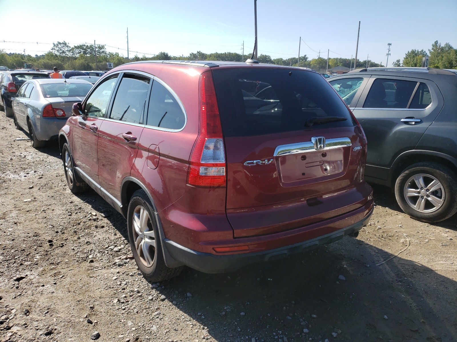 Photo 3 from auction – 2011 HONDA CR-V EXL with VIN JHLRE4H72BC001981