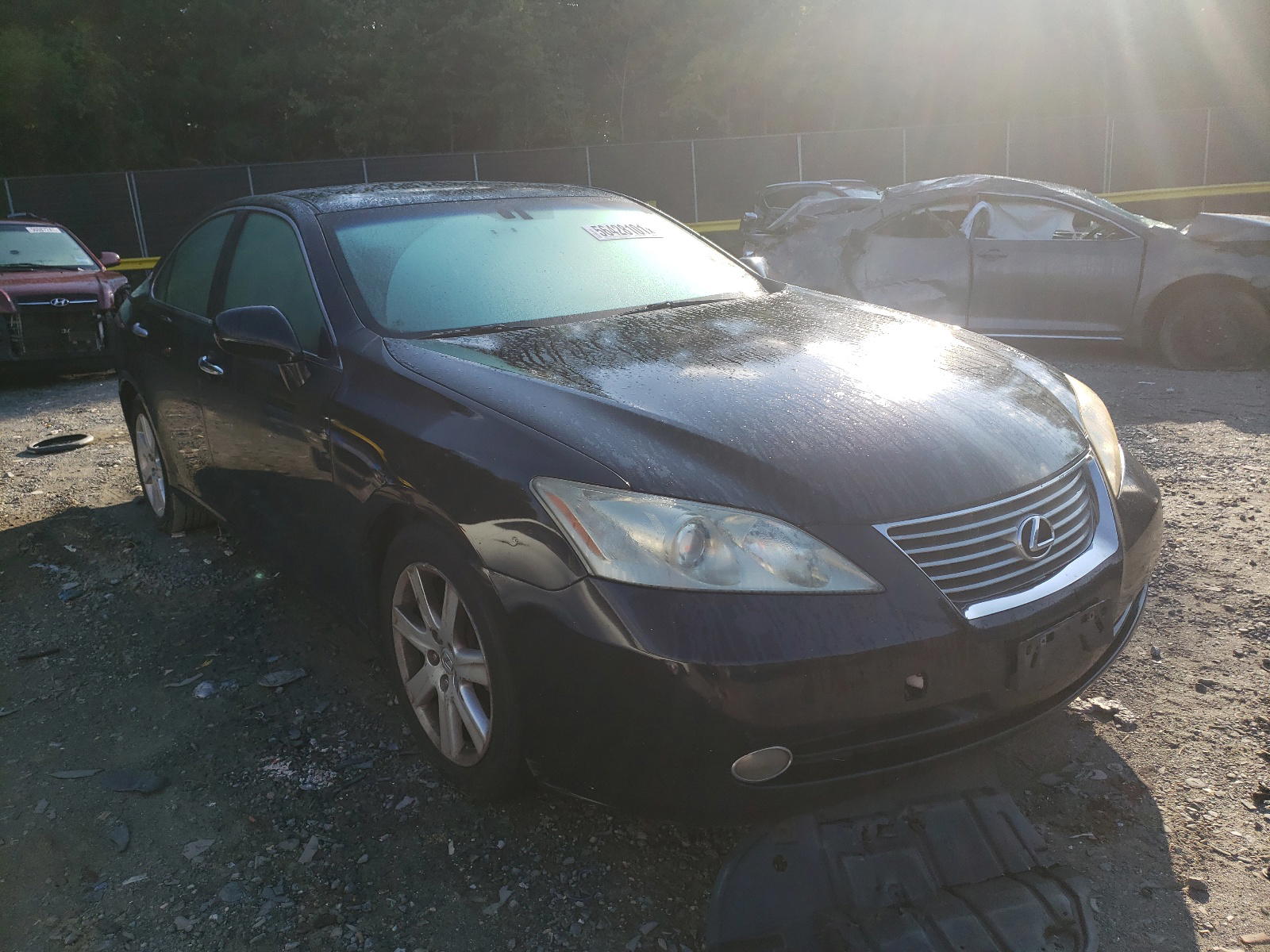 LEXUS ES 350 2008 with VIN JTHBJ46GX82214445 - Photo from auction