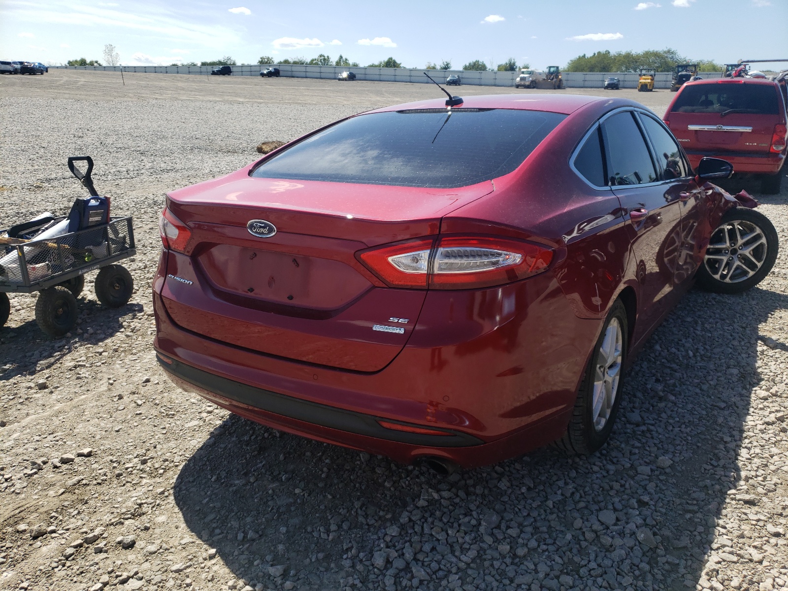Photo 4 from auction – 2014 FORD FUSION SE with VIN 3FA6P0HD4ER134911