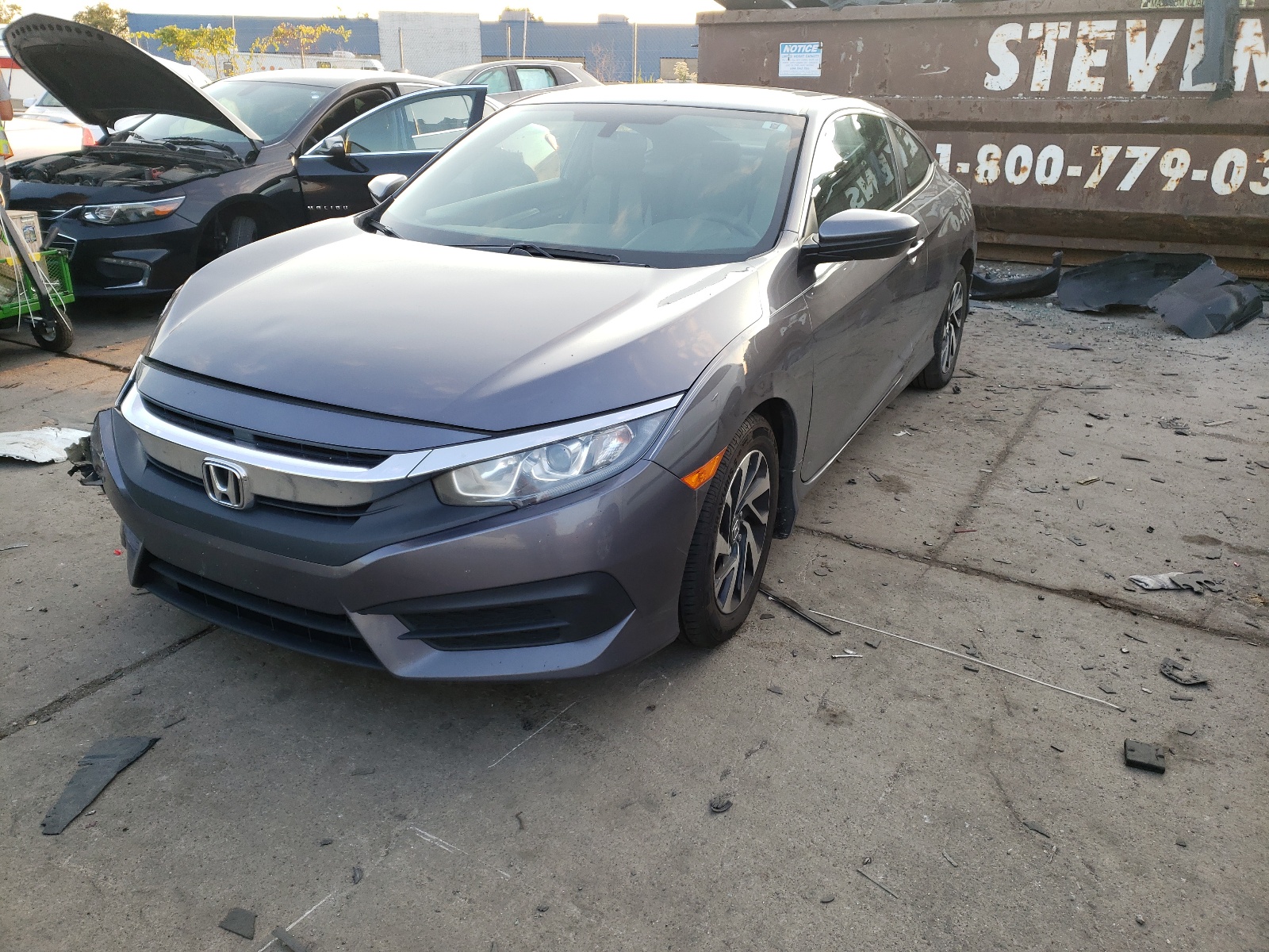Photo 2 from auction – 2017 HONDA CIVIC LX with VIN 2HGFC4B00HH303987